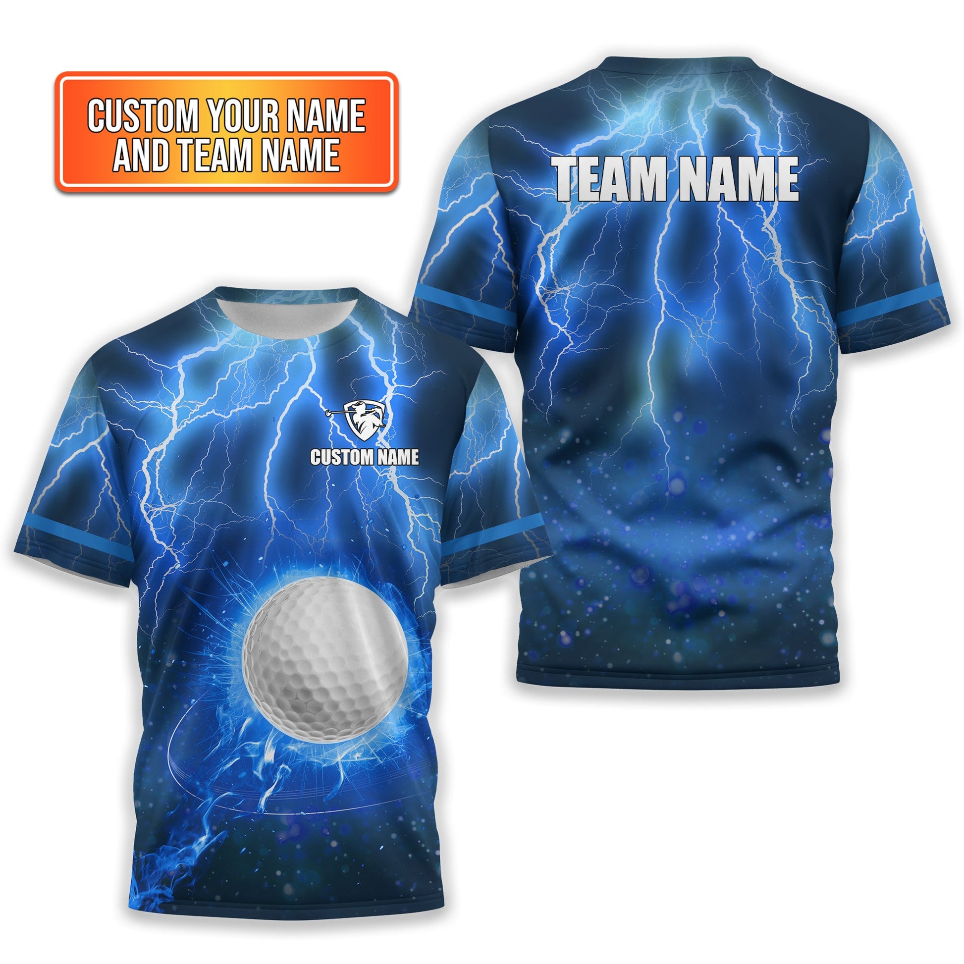 Custom Men's Golf Polo Shirt With Team Name, Golfing Apparel, Gift For Golfers