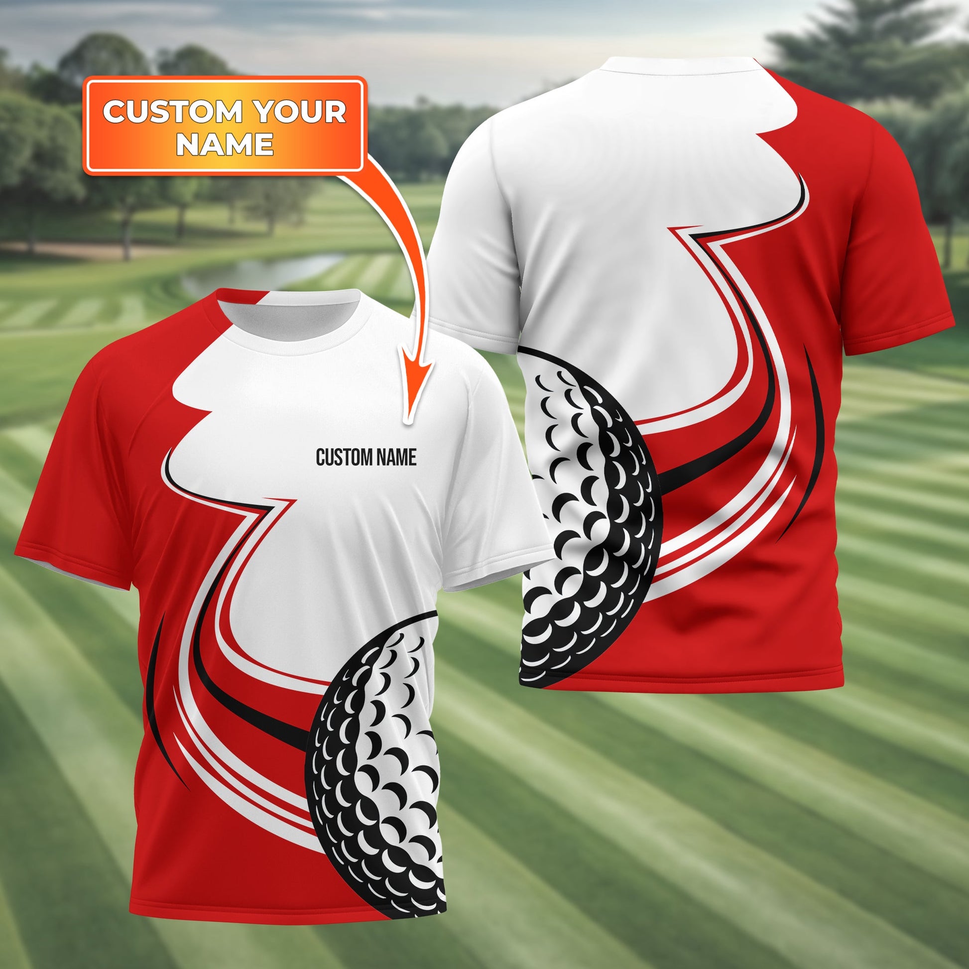 Personalized Golf Polo Shirt, Golf Shirt For Men, Gift For Golfers