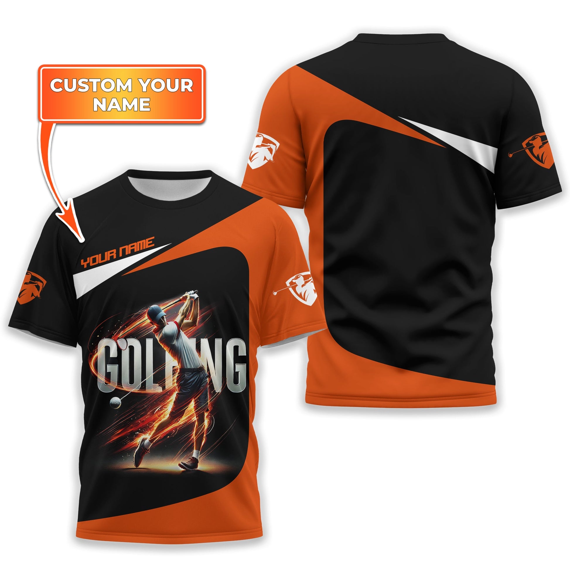 Golfing Swing Customize Golf Polo Shirt, Golfing Apparel, Gift For Golfers