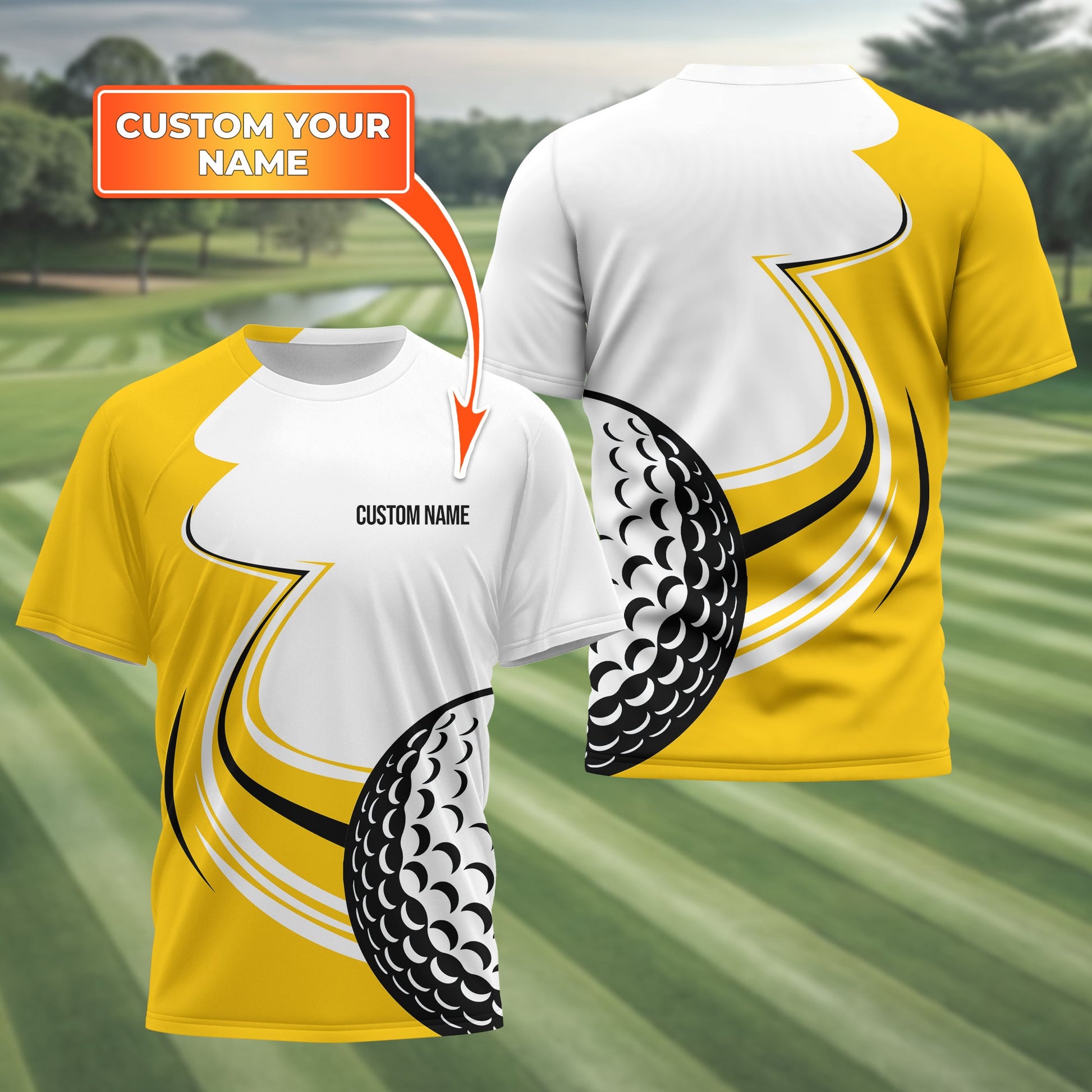 Personalized Golf Polo Shirt, Golf Shirt For Men, Gift For Golfers