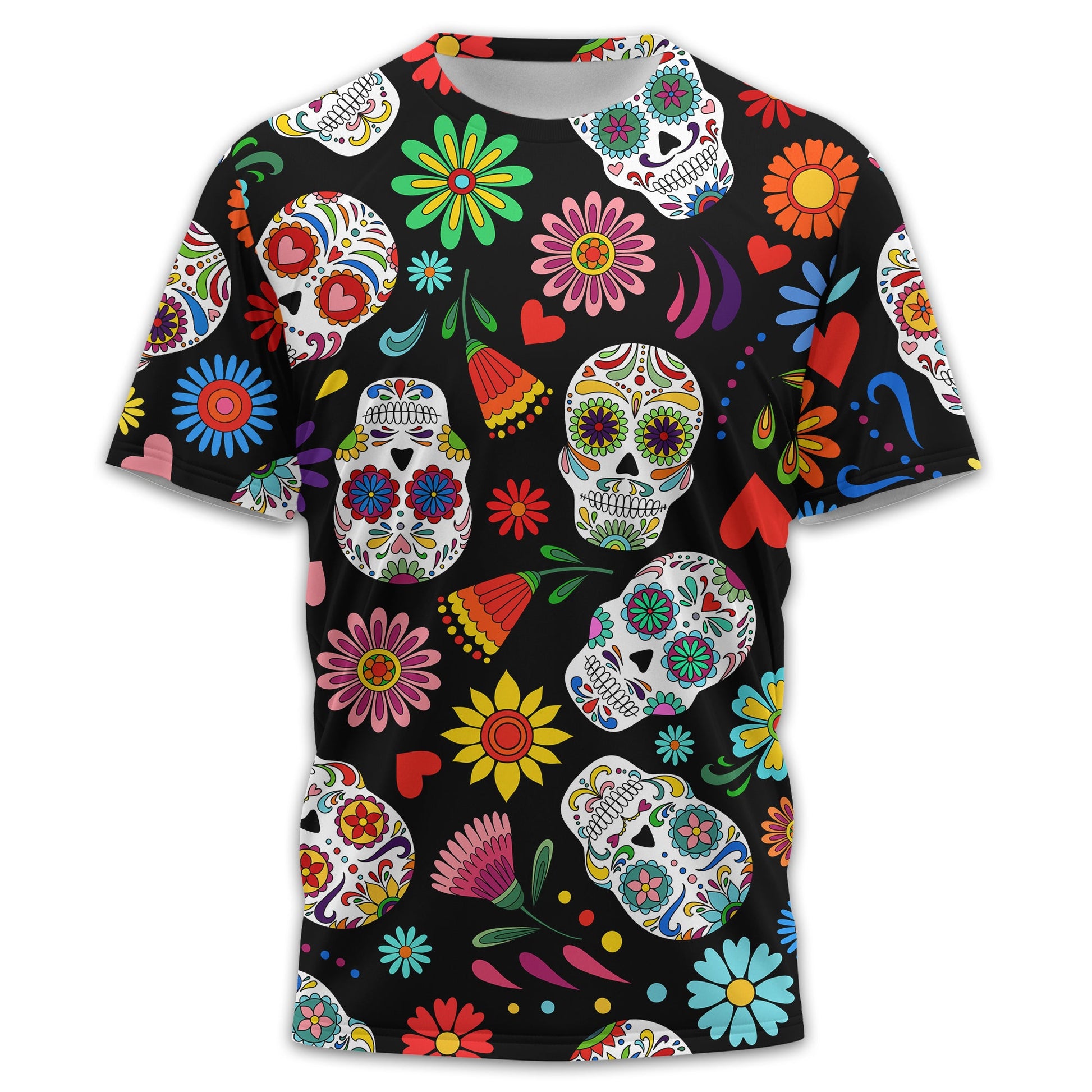 Fiesta Feeling Skull Men's Golf Polo Shirt, Funny Golf Shirt, Gift For Golfers