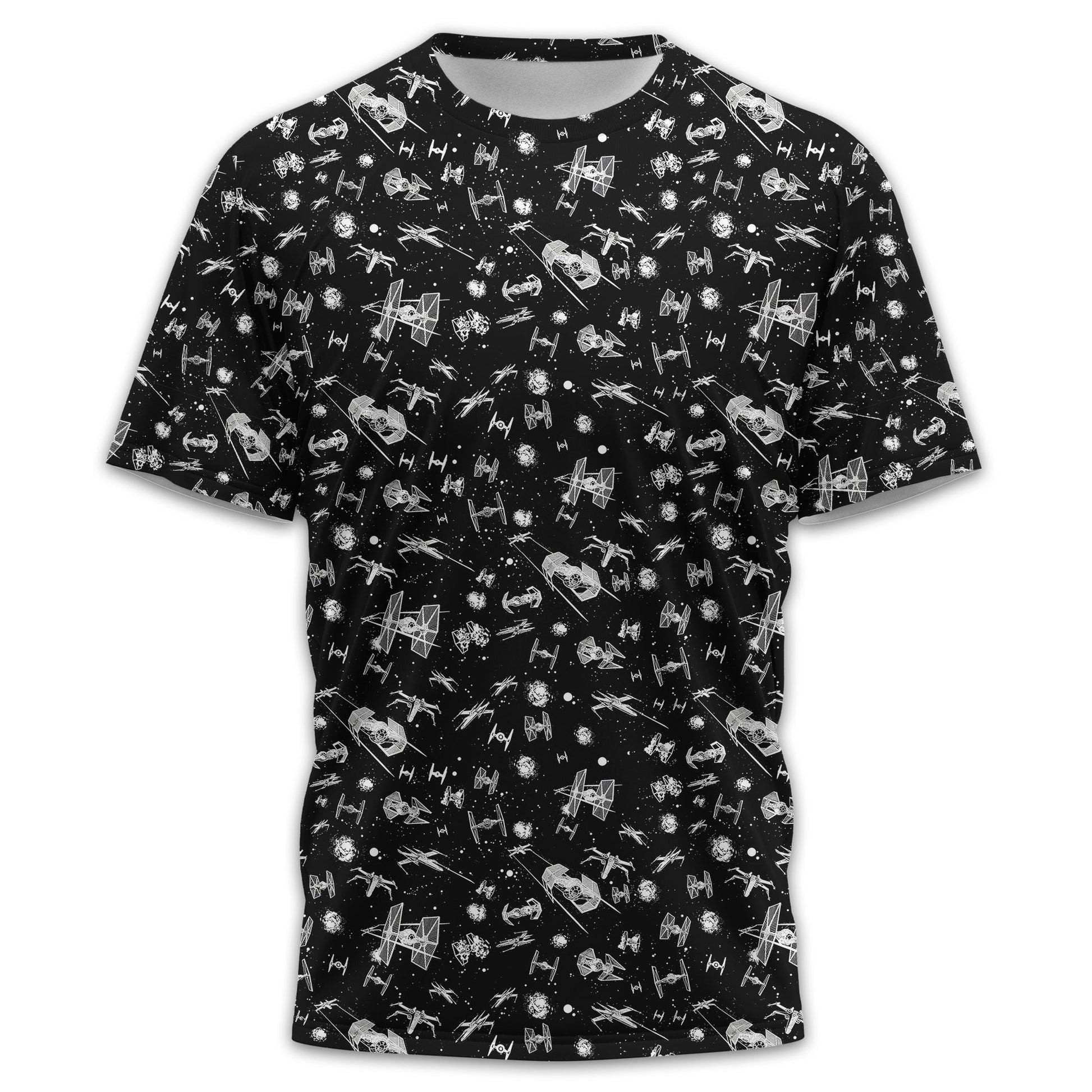 Black Galaxy Golf Polo Shirt, Gift For Golfers, Golf Gift For Men