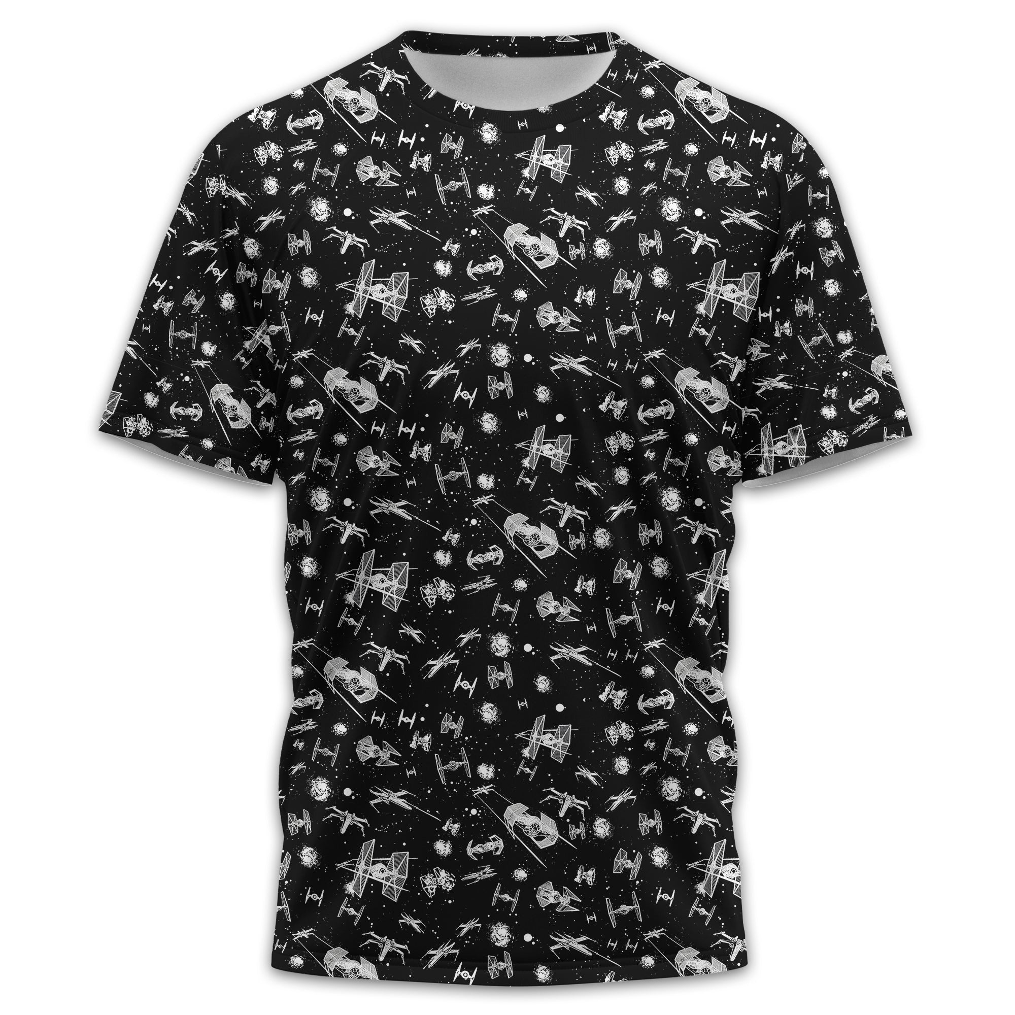 Black Galaxy Golf Polo Shirt, Gift For Golfers, Golf Gift For Men