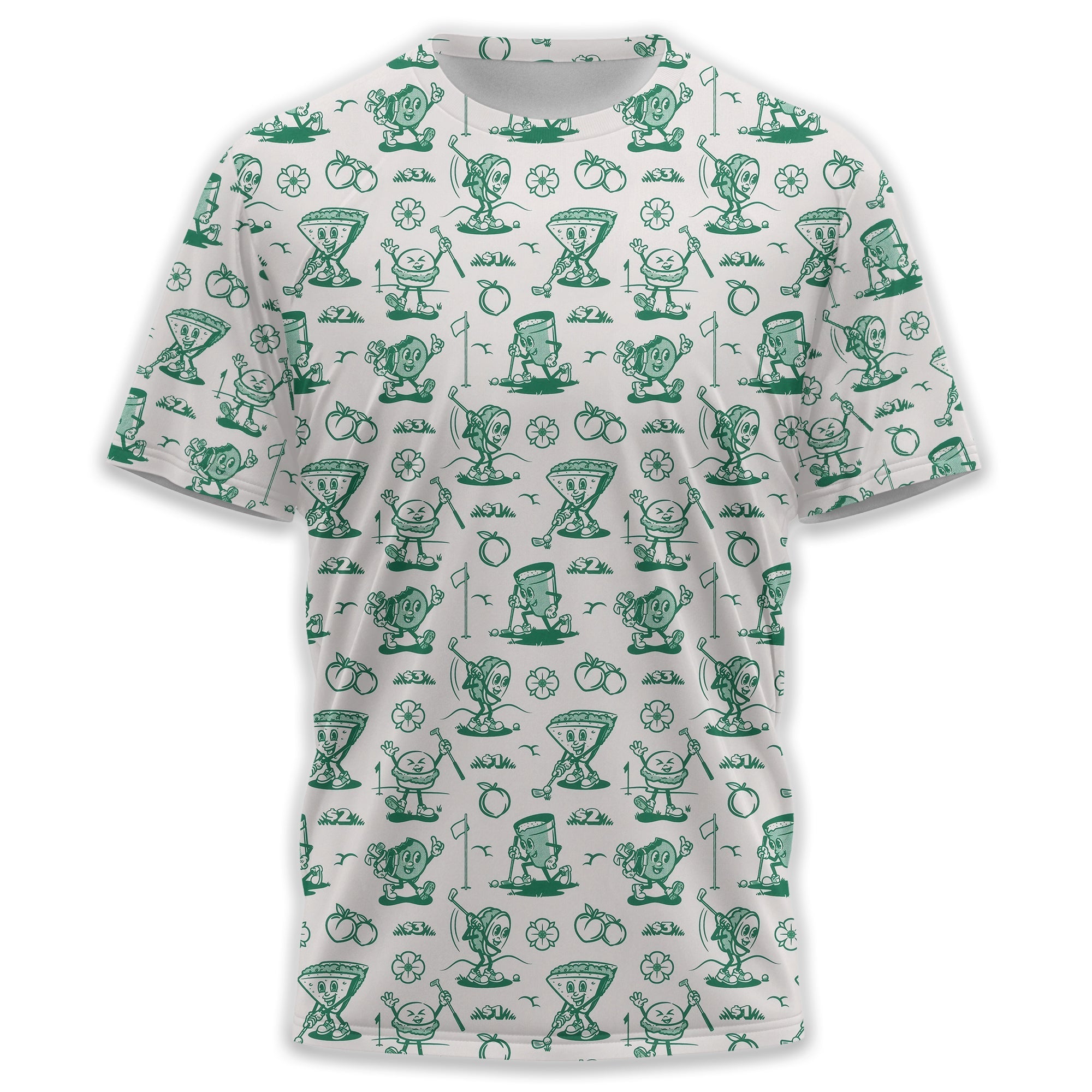 Breakfast Balls Men's Golf Polo Shirt, Golfing Apparel, Gift For Golfers