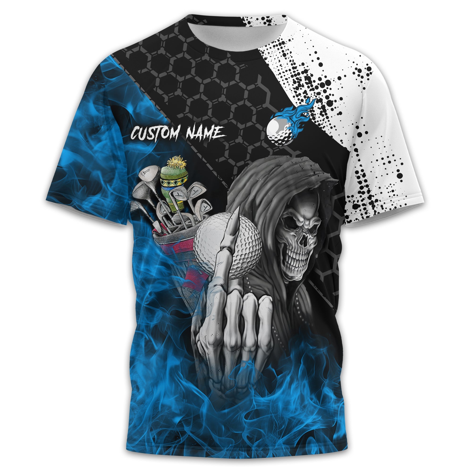 Hello Darkness My Old Friend Custom Golf Shirt, Present For Golfer