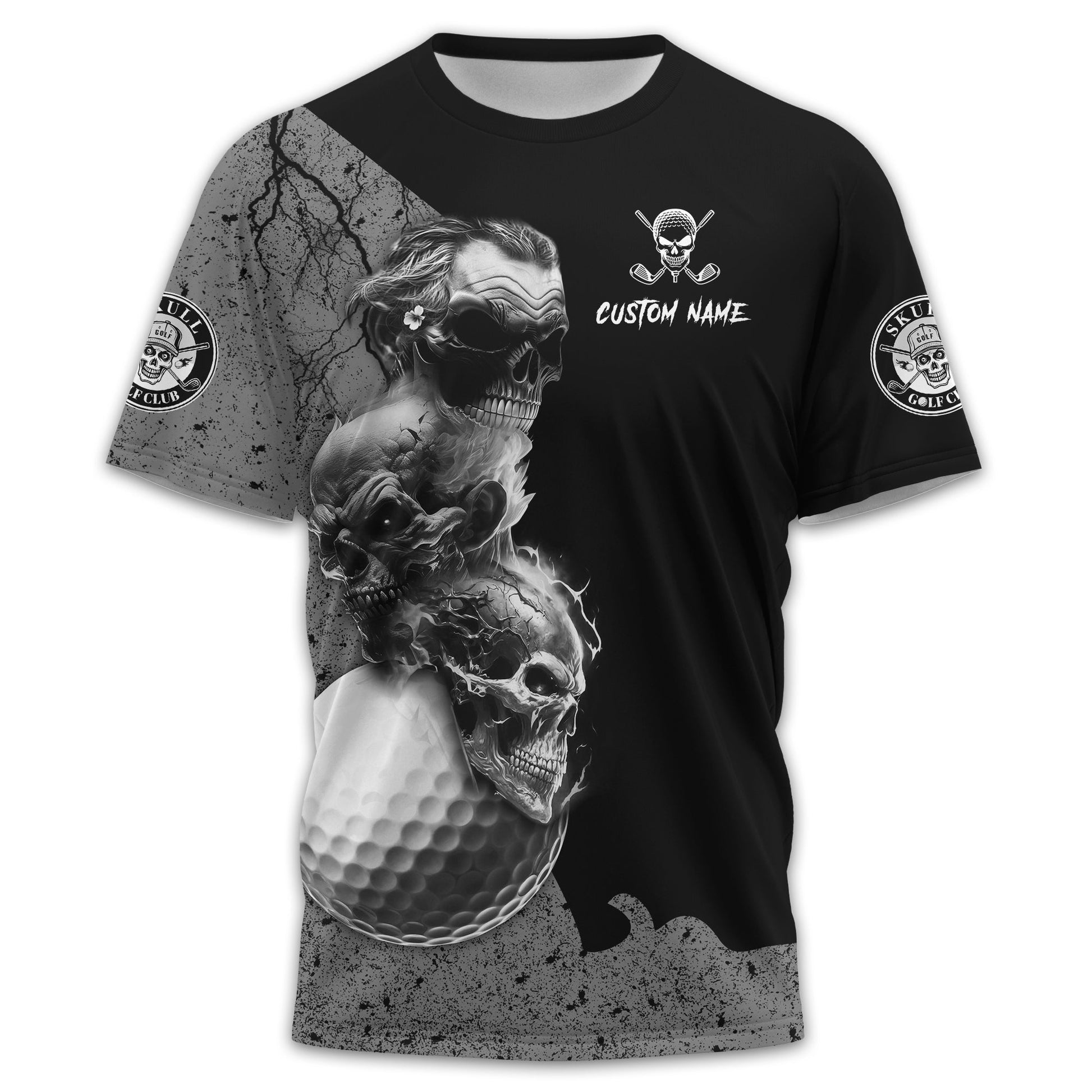 I Was One Under Today Custom Golf Polo Shirt, Skull Golf Shirt, Gift For Golfers, Funny Golf Polo Shirt