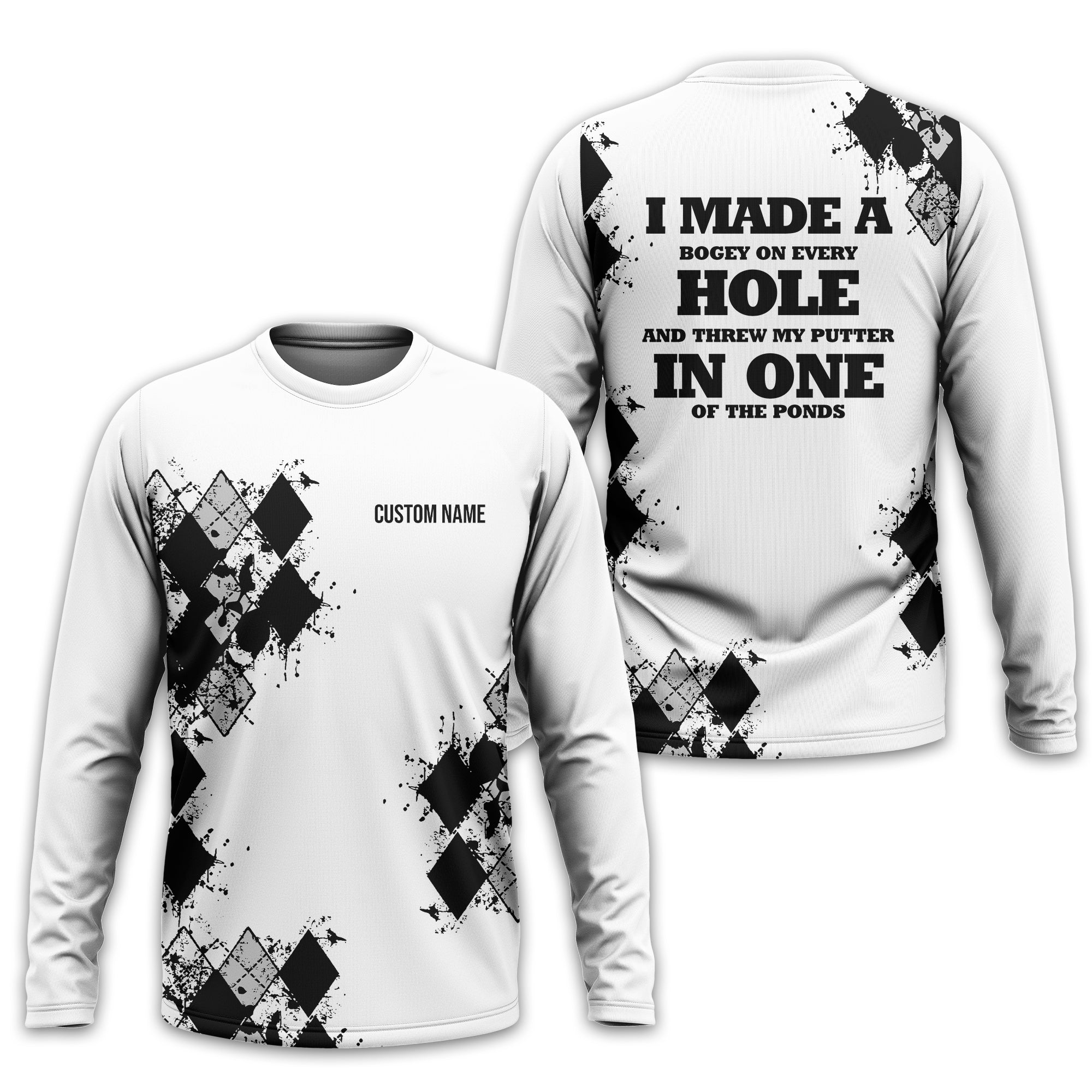 I Made A Bogey Personalized Golf Polo Shirt, Golf Shirt, Gift For Golfers