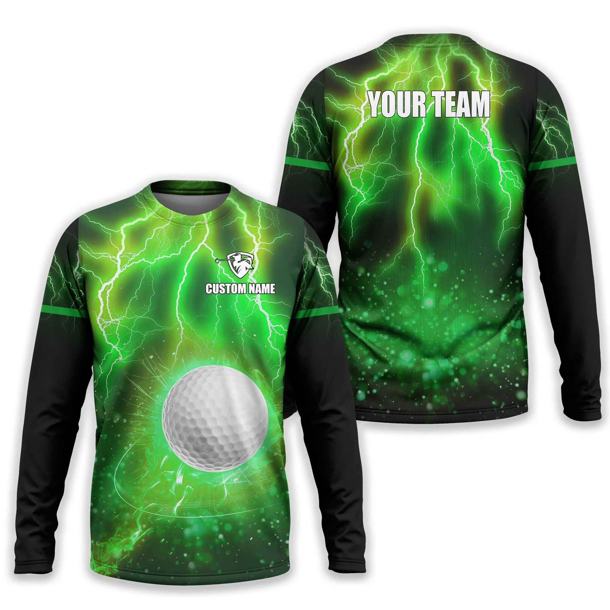 Custom Men's Golf Polo Shirt With Team Name, Golfing Apparel, Gift For Golfers