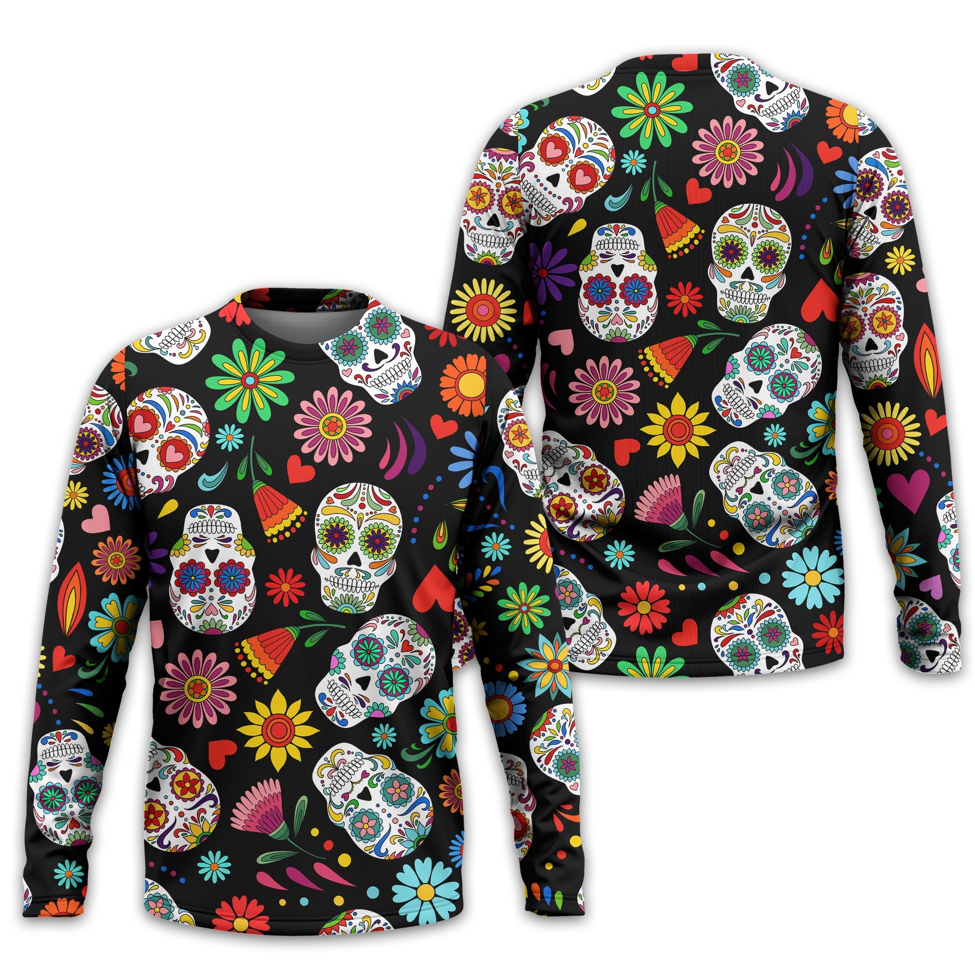 Fiesta Feeling Skull Men's Golf Polo Shirt, Funny Golf Shirt, Gift For Golfers