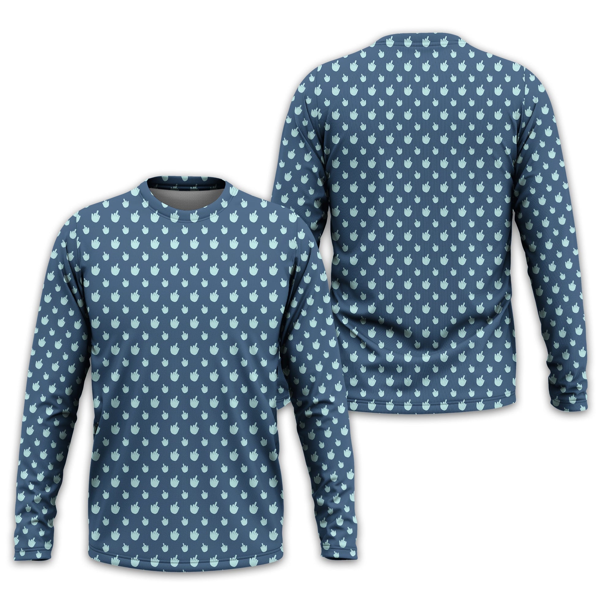 Middle Finger Dirty Absurd Golf Polo Shirt, Fun Golf Shirts For Men, Funny Golf Shirt