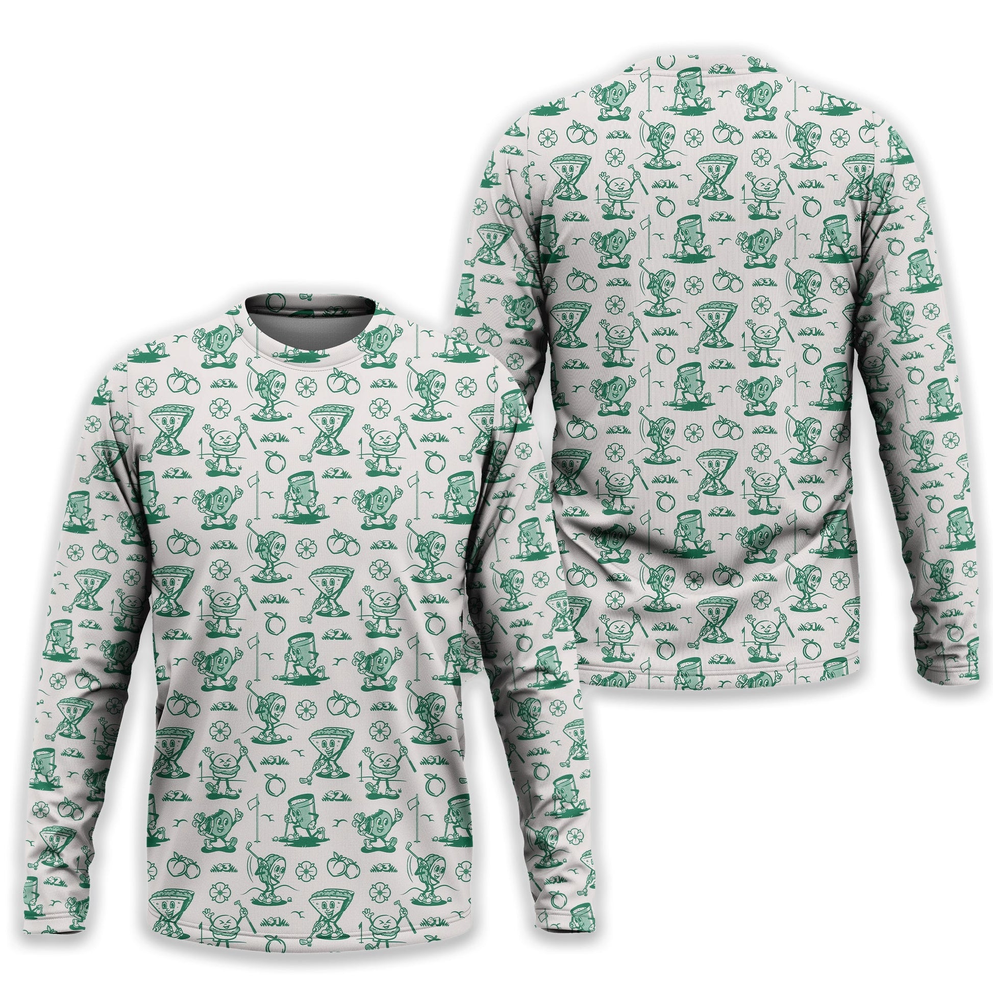 Breakfast Balls Men's Golf Polo Shirt, Golfing Apparel, Gift For Golfers