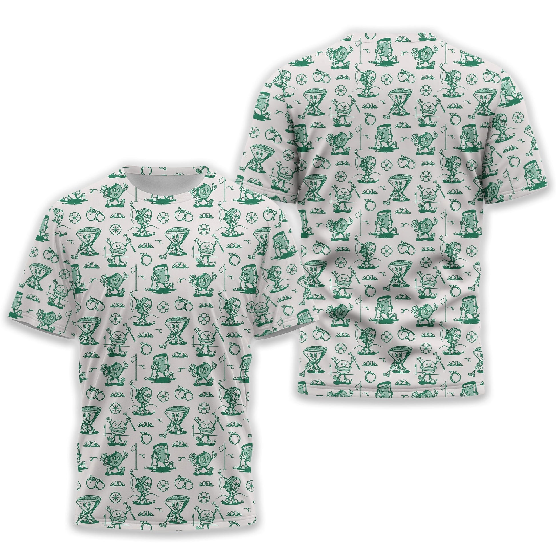 Breakfast Balls Men's Golf Polo Shirt, Golfing Apparel, Gift For Golfers