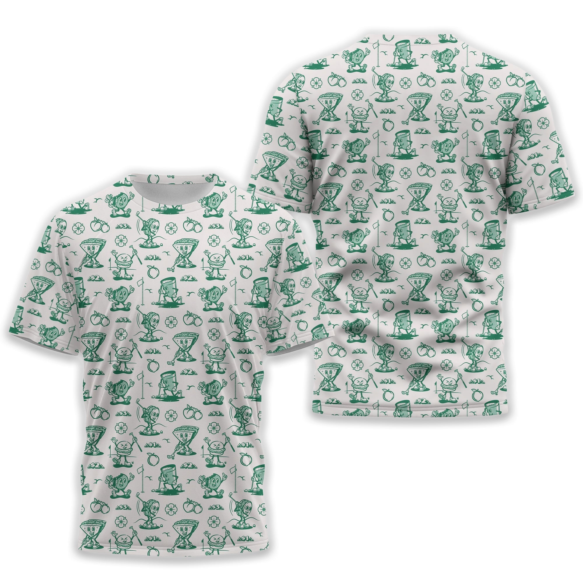 Breakfast Balls Men's Golf Polo Shirt, Golfing Apparel, Gift For Golfers