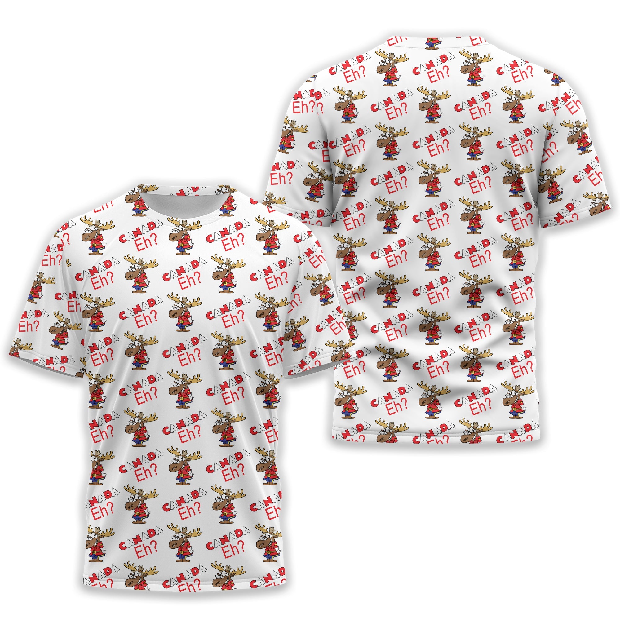 Canada EH? Golfing Men's Golf Polo Shirt, Golfing Apparel, Mens Golf Gift