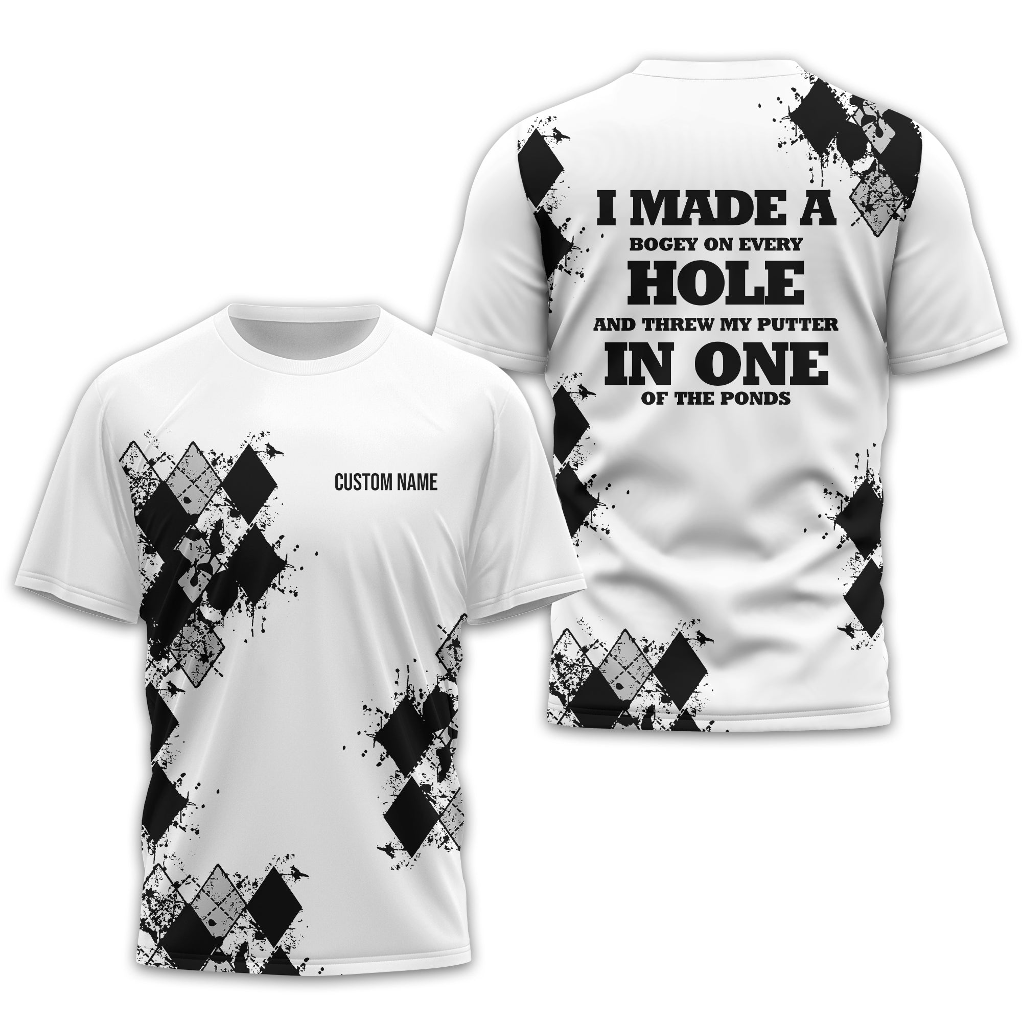 I Made A Bogey Personalized Golf Polo Shirt, Golf Shirt, Gift For Golfers