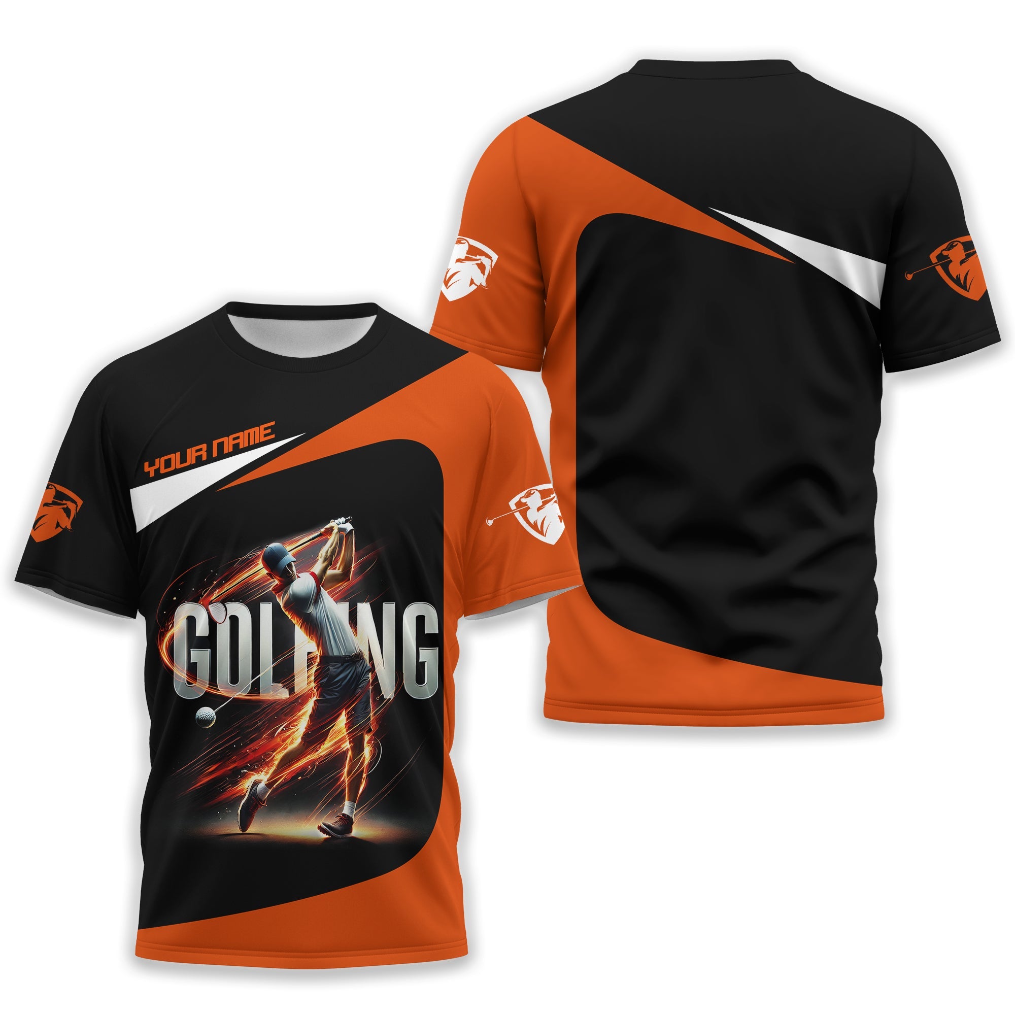 Golfing Swing Customize Golf Polo Shirt, Golfing Apparel, Gift For Golfers