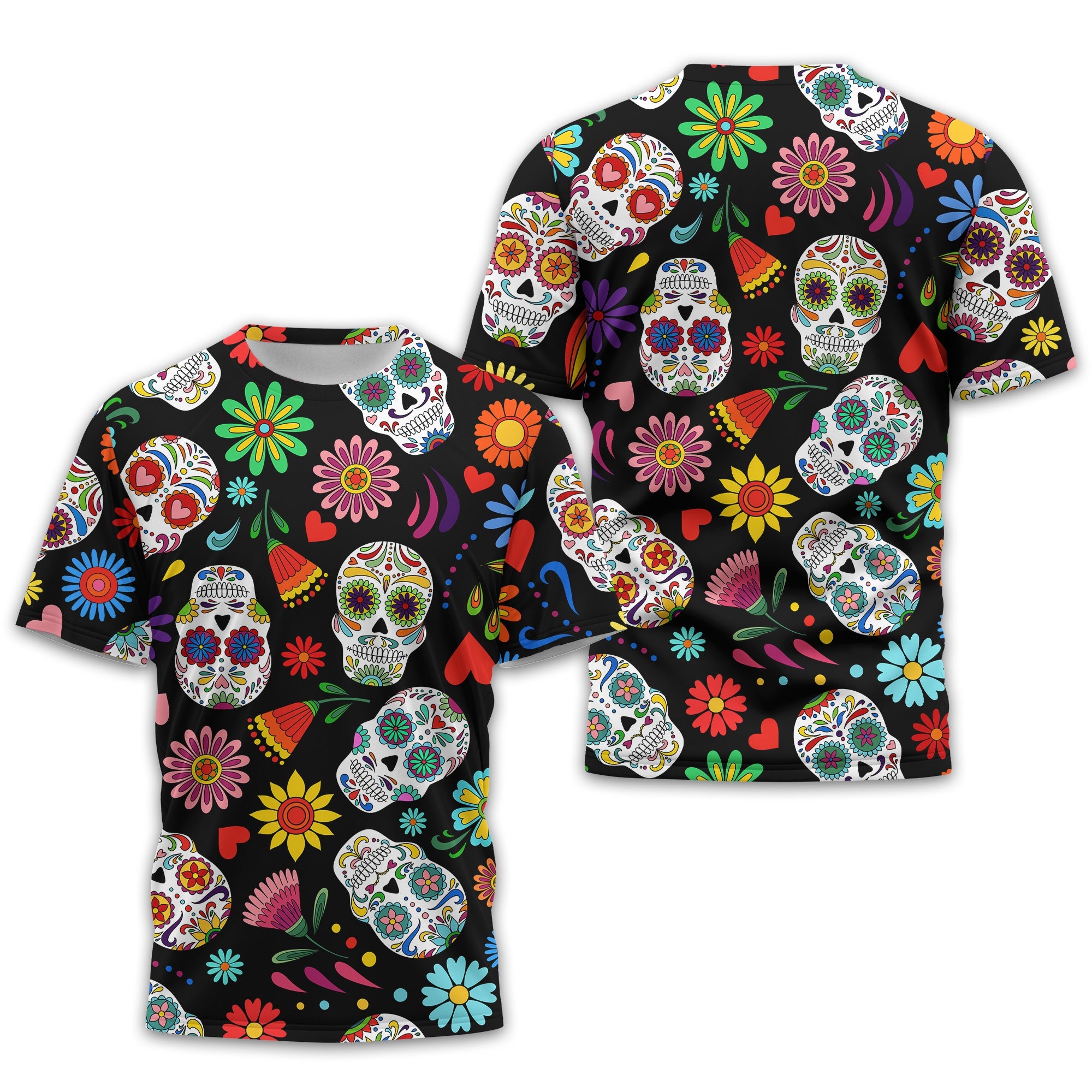 Fiesta Feeling Skull Men's Golf Polo Shirt, Funny Golf Shirt, Gift For Golfers