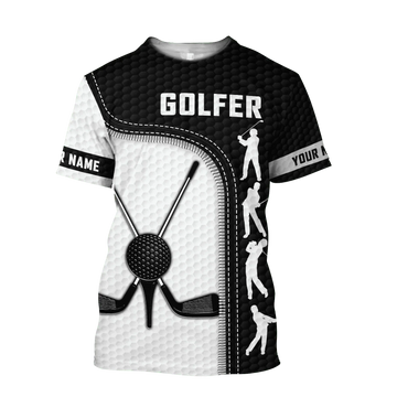 Golf Swing Personalize Name Golf Polo Shirt, Golf Apparel, Golf Gift For Men