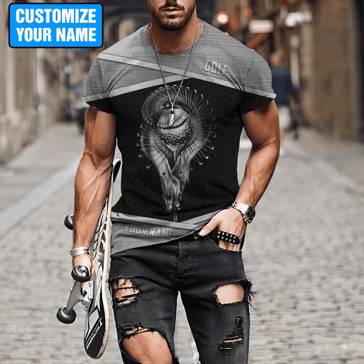 Custom Golf Polo Shirt, Golf Apparel, Golf Gift For Men