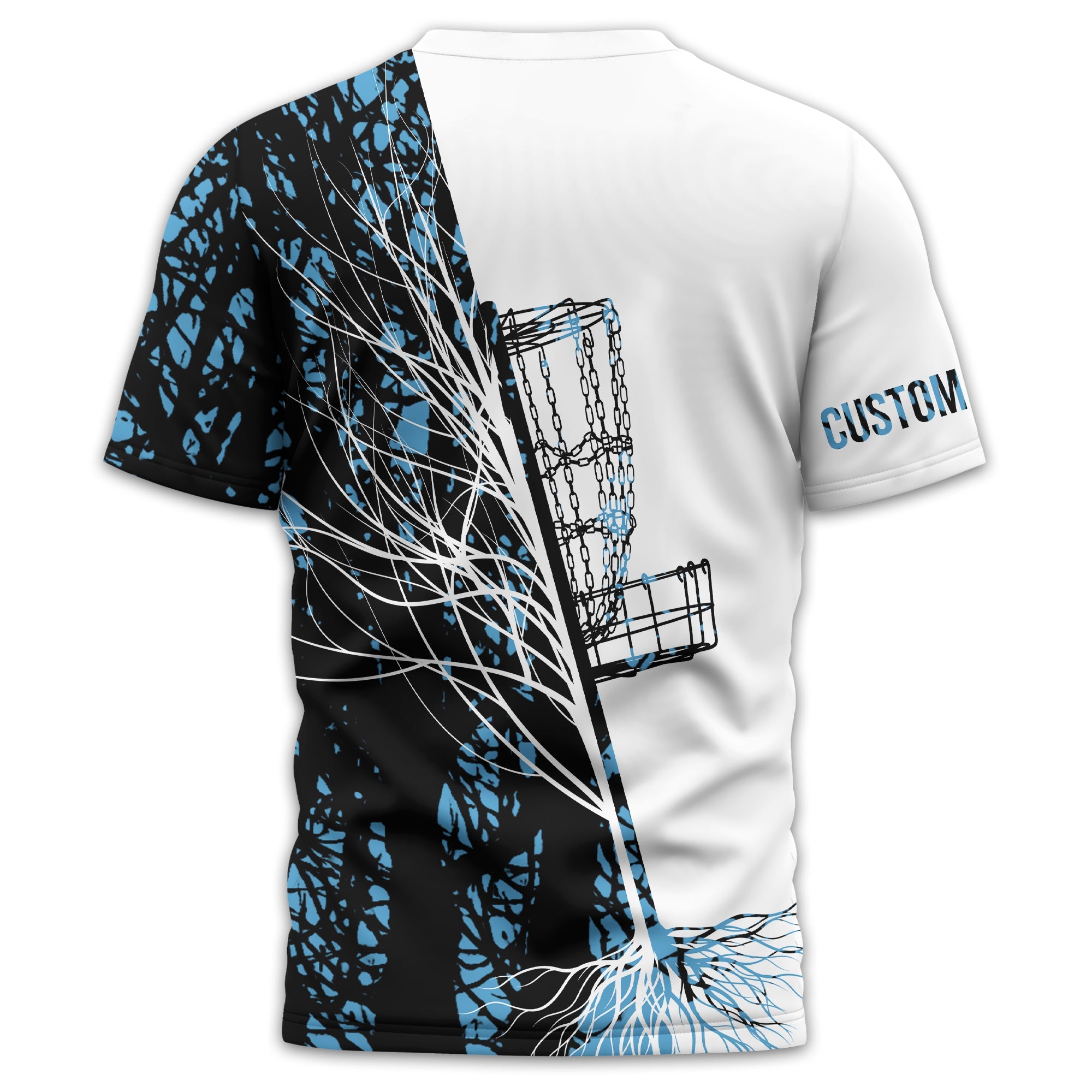 Personalized Tree And Basket Golf Polo Shirt, Gift For Golfers, Golf Gift For Men