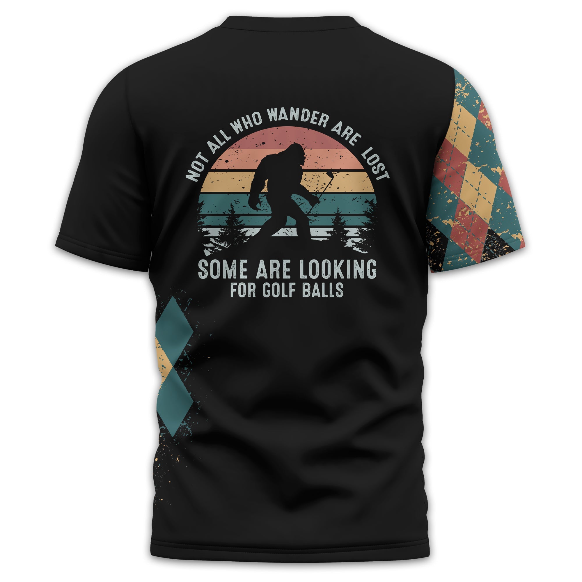 Not All Who Wander Are Lost Personalized Golf Polo Shirt, Golf Shirt For Men, Gift For Golfers