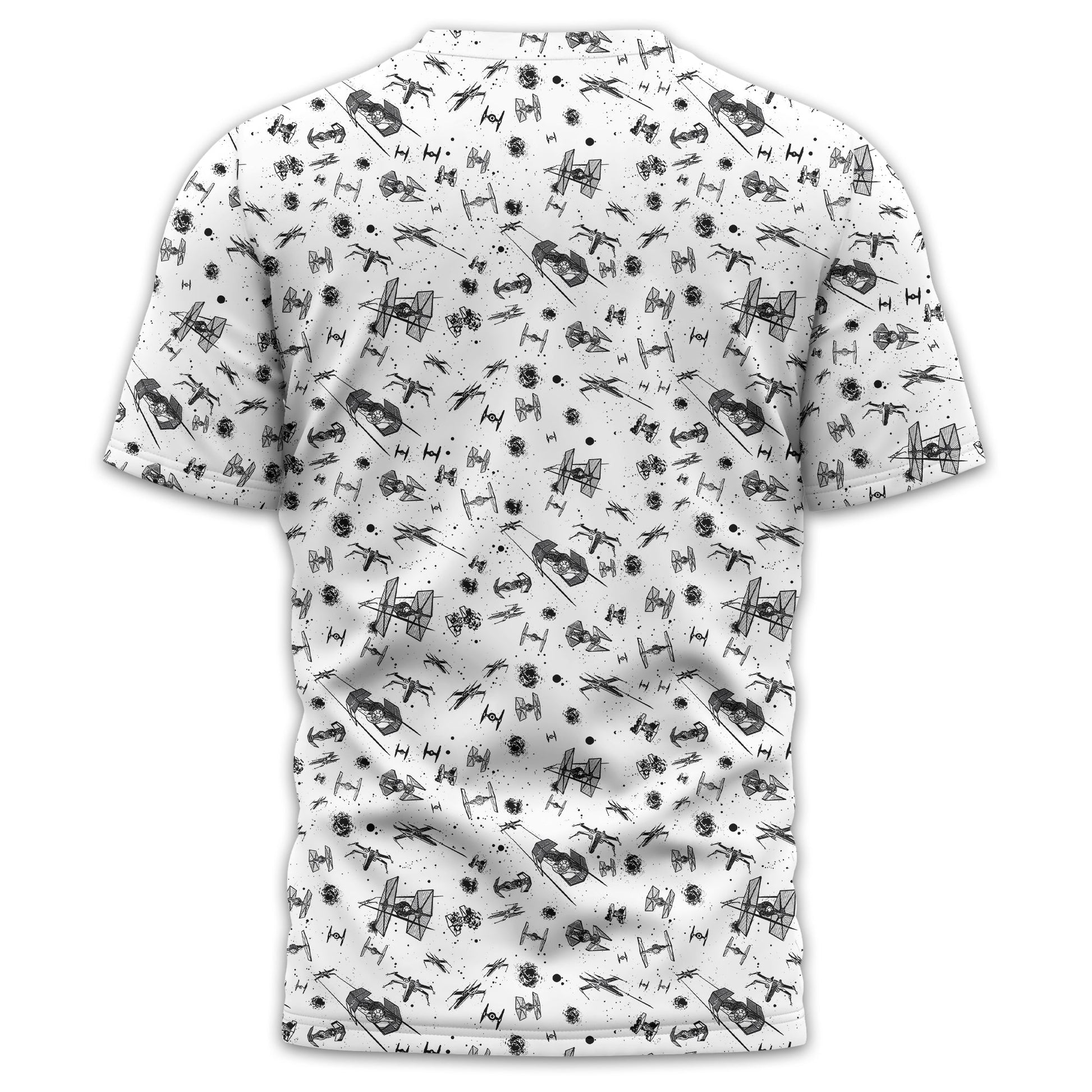 White Galaxy Golf Polo Shirt, Gift For Golfers, Golf Gift For Men