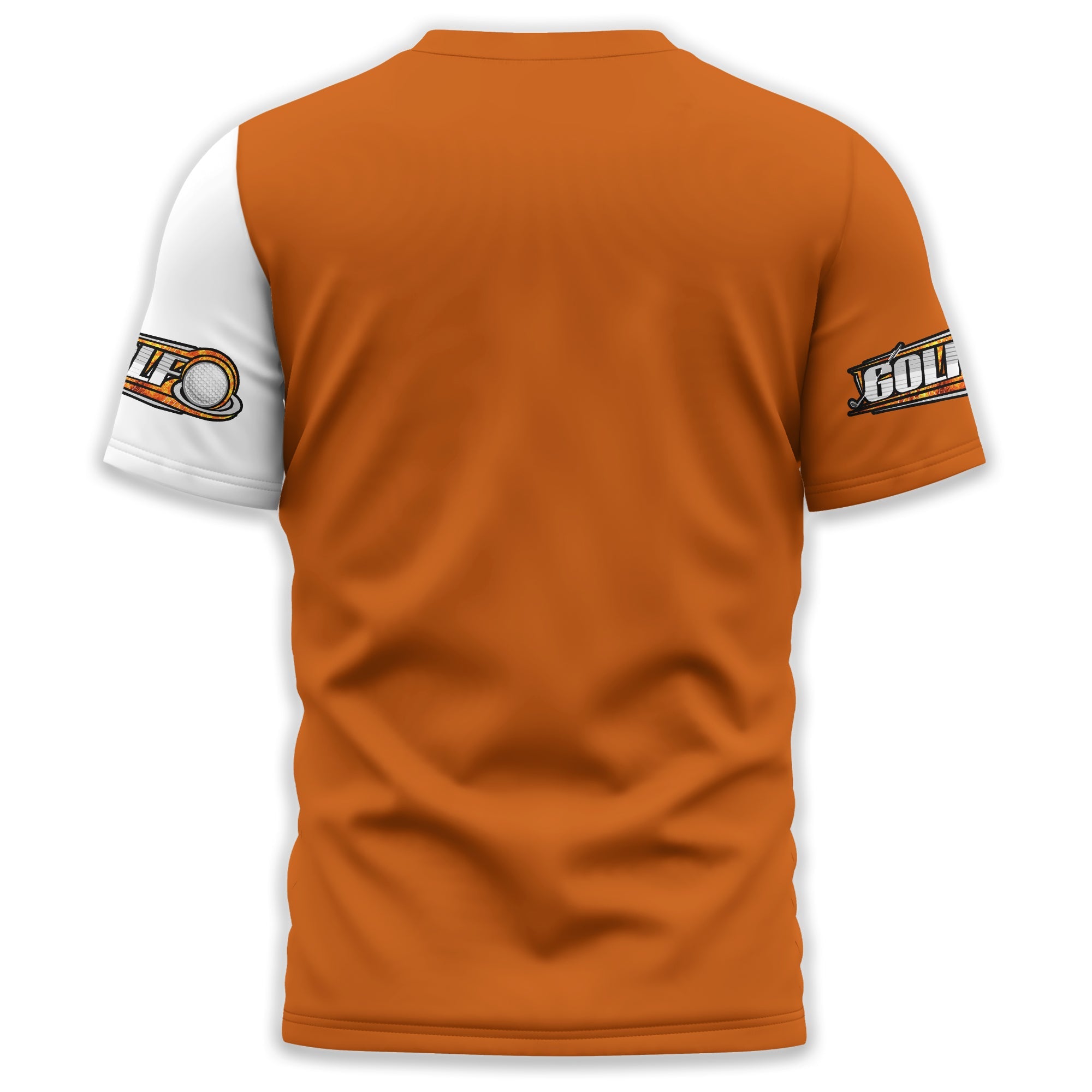 Golf Ball Fire Custom Name Men's Golf Polo Shirt, Golfing Apparel, Gift For Golfer