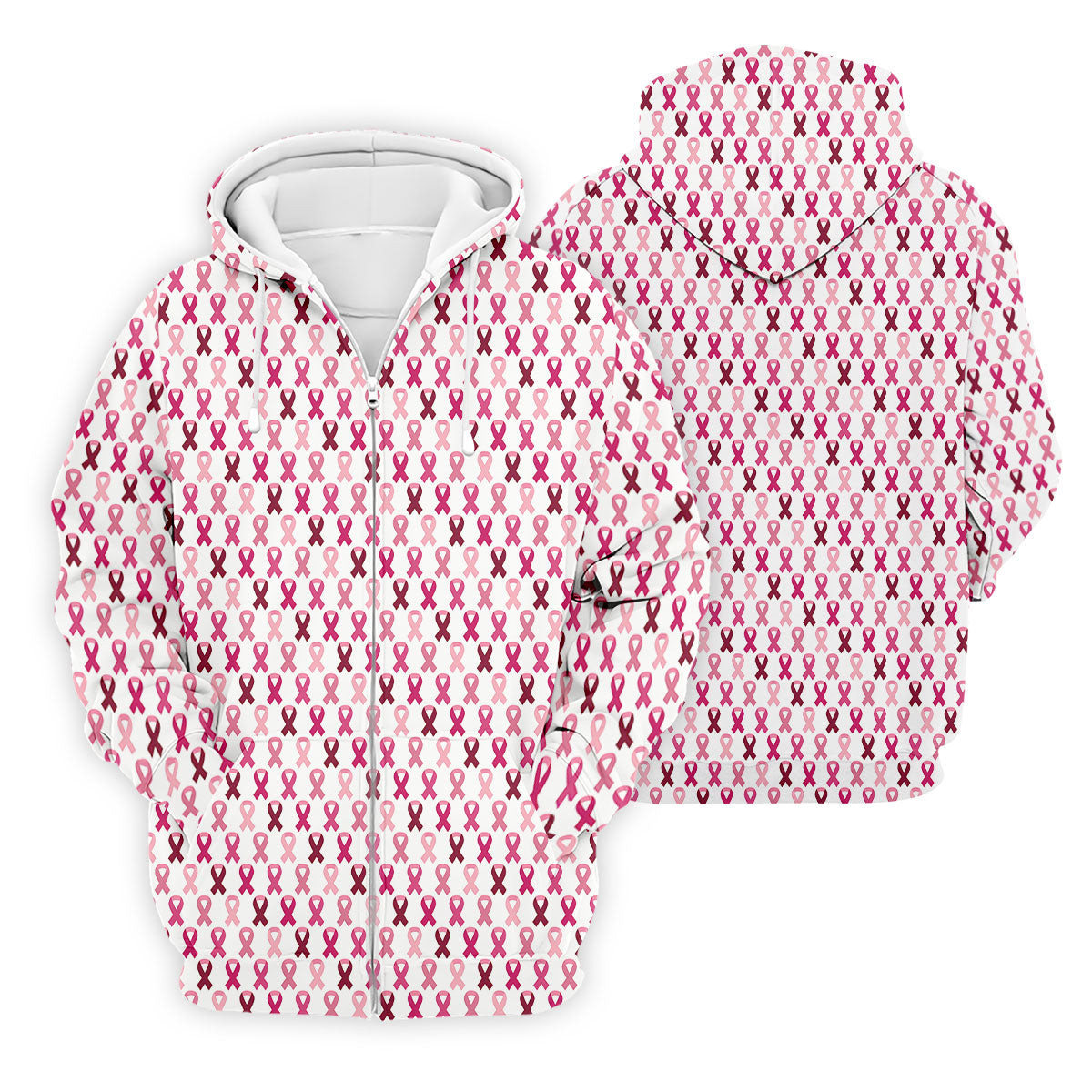 Pink Ribbon Men's Golf Shirt, Pink Golf Shirt Men, Breast Cancer Golf Shirt, Breast Cancer Awareness Shirt