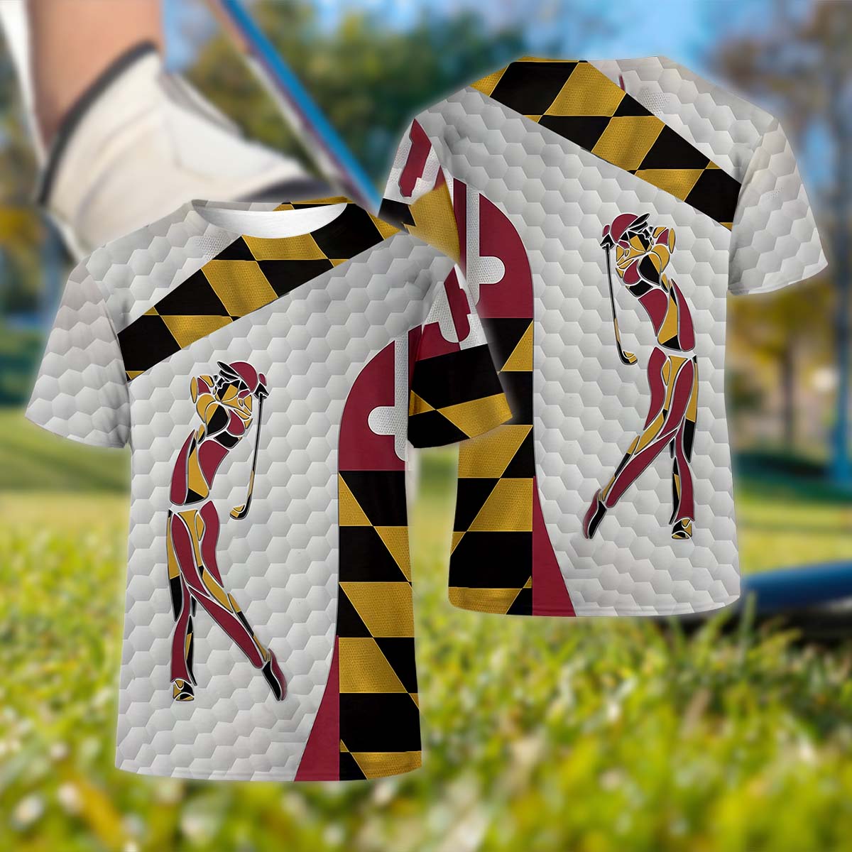 Men's Golf Polo Shirt, Funny Golf Shirt, Golf Gifts For Dad