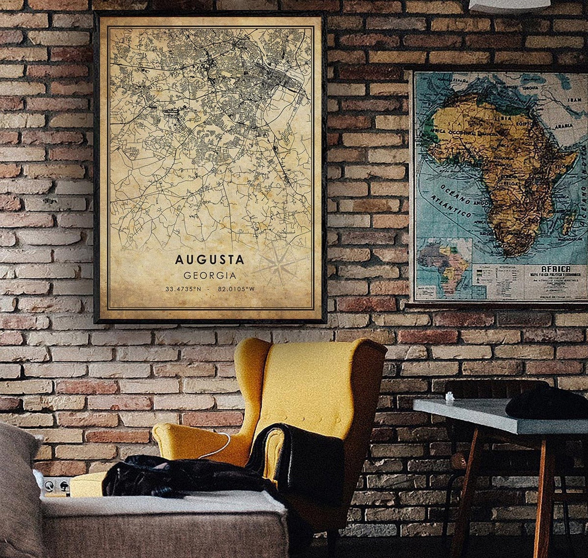 Augusta Vintage Canvas, Augusta Golf Master, Vintage Wall Art, Gifts For Golf Lovers