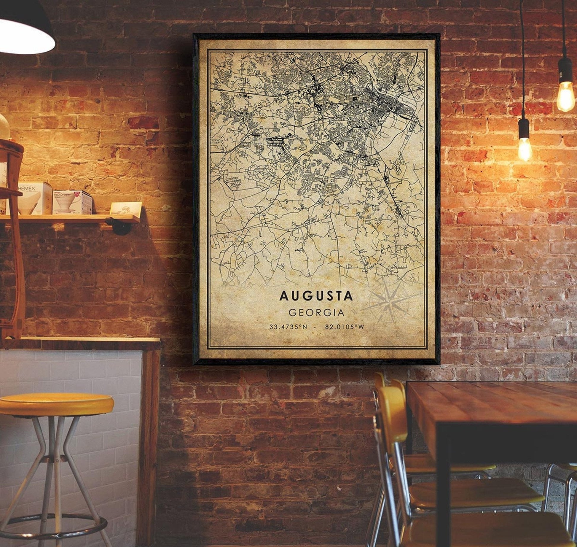 Augusta Vintage Canvas, Augusta Golf Master, Vintage Wall Art, Gifts For Golf Lovers