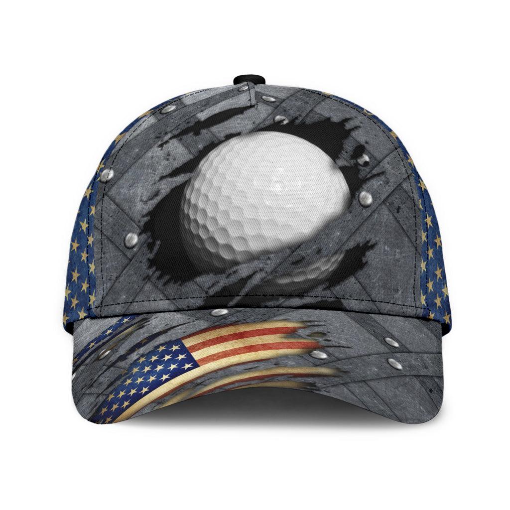 USA Flag Golf Hats Customizable Golf Accessories, Gifts For Golf Players