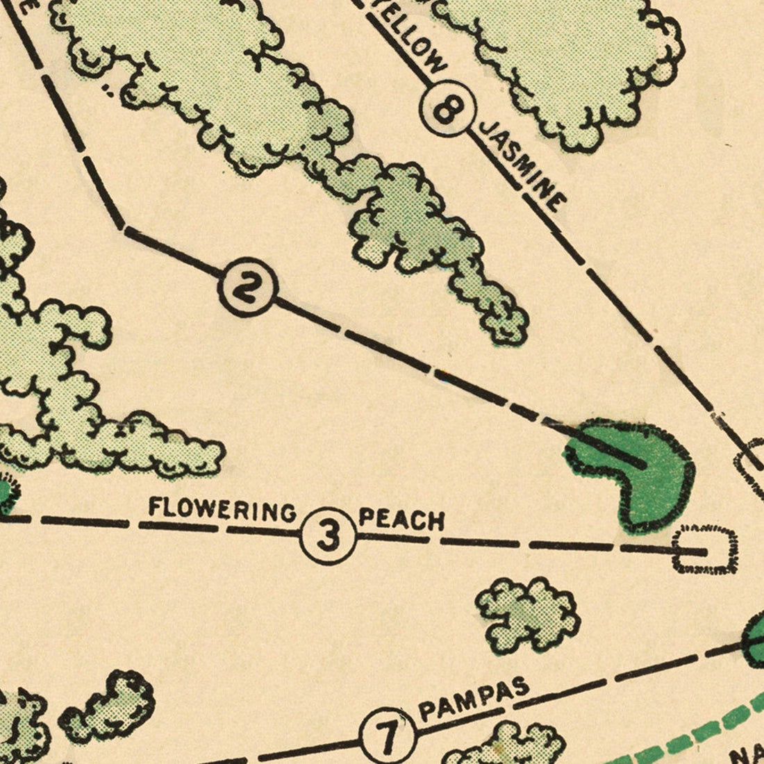 Augusta Golf Club Canvas, Vintage Wall Decor, Gifts For Golf Lovers, Golf Decor