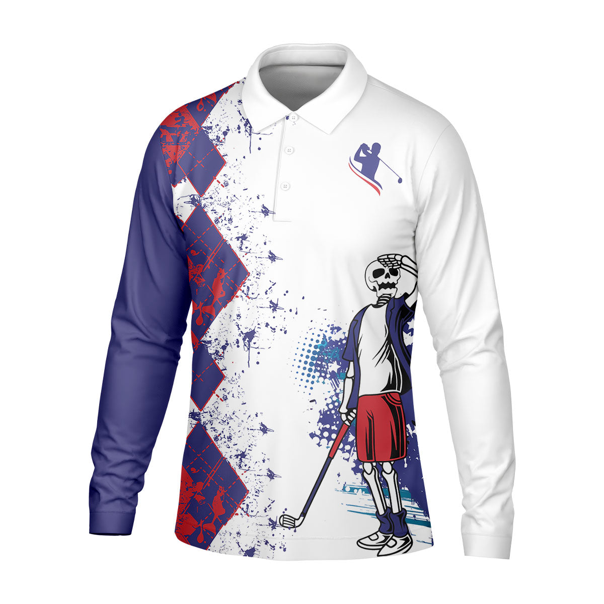 Size Matters No One Wants A Small Stick Mens Golf Polo Shirt, Mens Golf Gift, Funny Golf Shirt