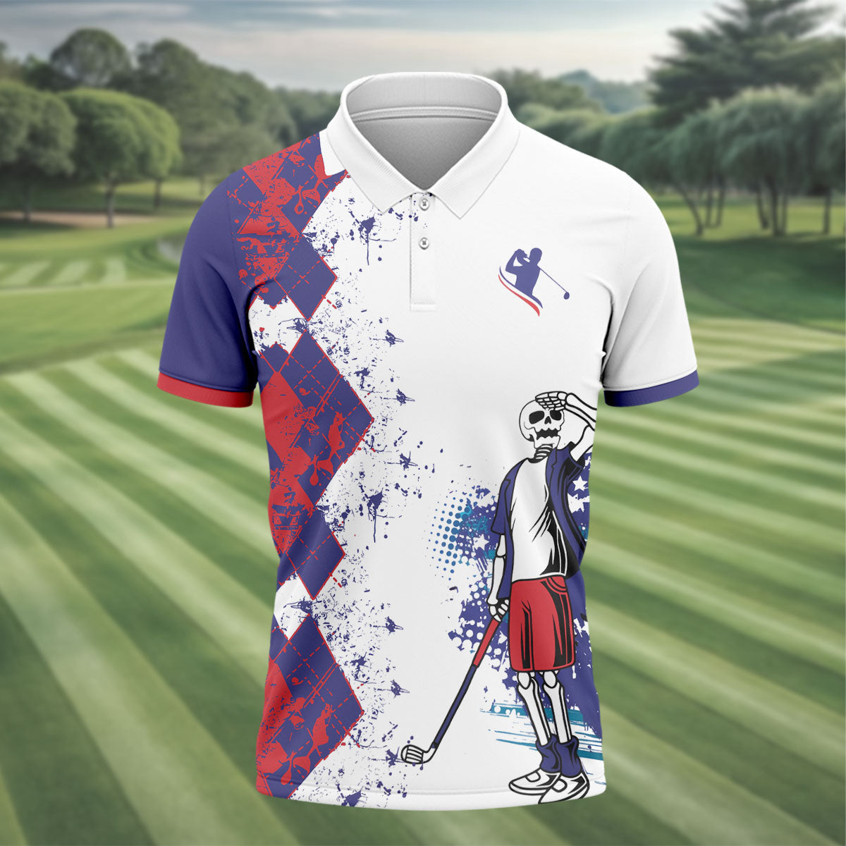 Size Matters No One Wants A Small Stick Mens Golf Polo Shirt, Mens Golf Gift, Funny Golf Shirt