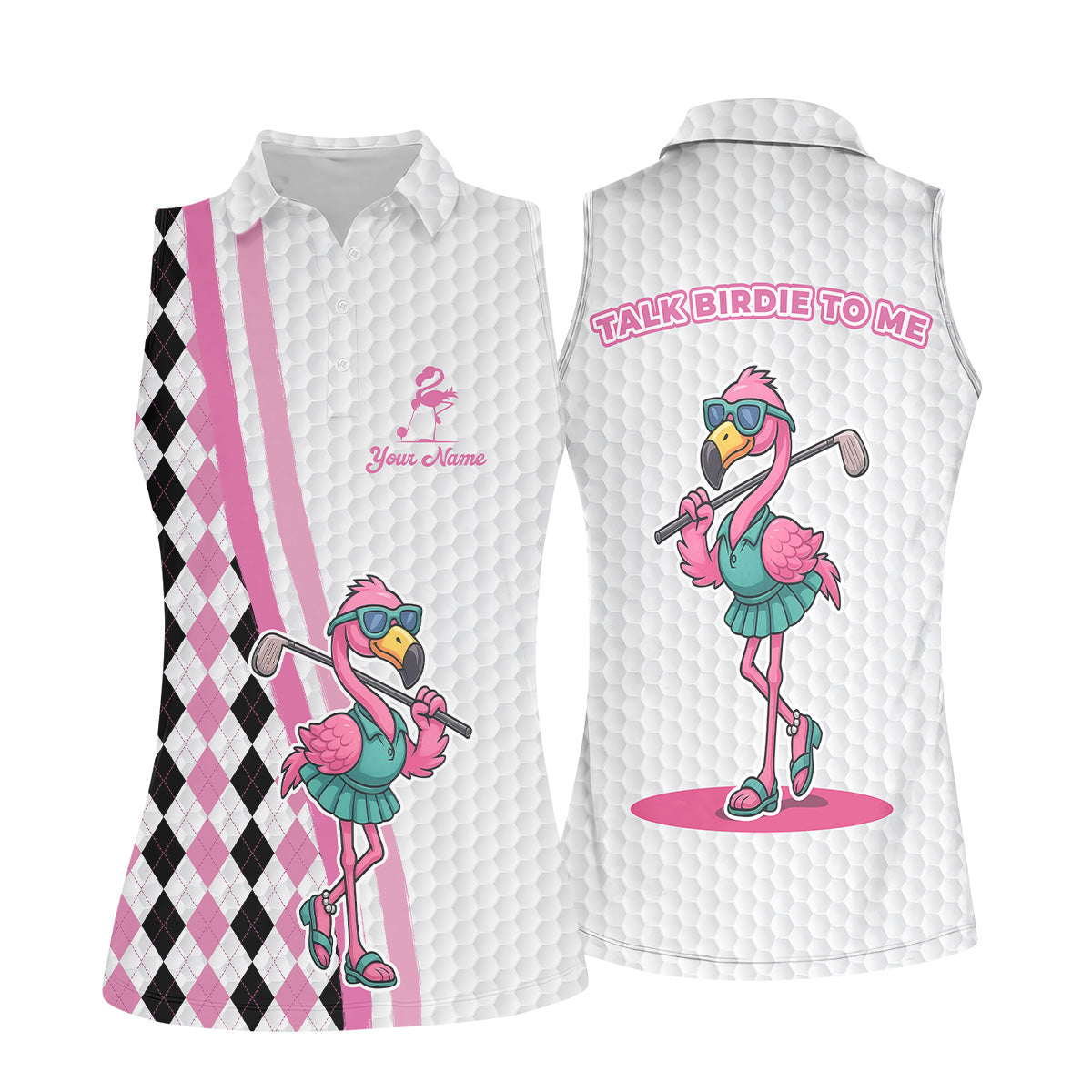 Flamingo Golf Shirt, Argyle Golf Shirt, Ladies Sleeveless Golf Shirts, Ladies Golf Shirts, Matching Golf Shirts