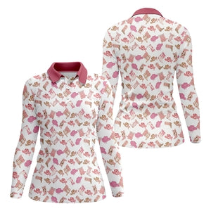 Pink Cowgirl Sleeveless Golf Shirts, Western Golf Shirts Women, Custom Ladies Golf Shirt, Funny Golf Shirt