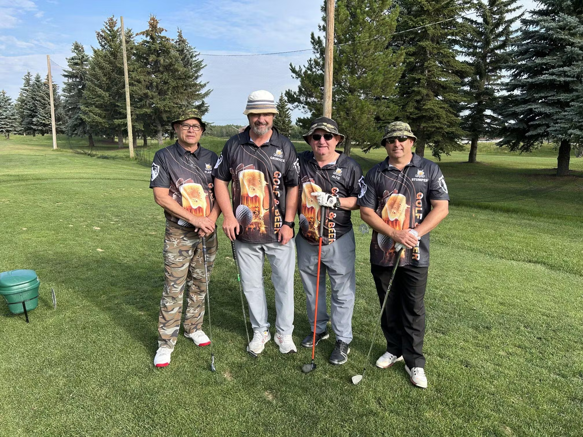 Golf And Beer Men's Golf Shirt, Mens Long Sleeve Golf Polo, Beer Golf Shirt, Fun Golf Shirts For Men