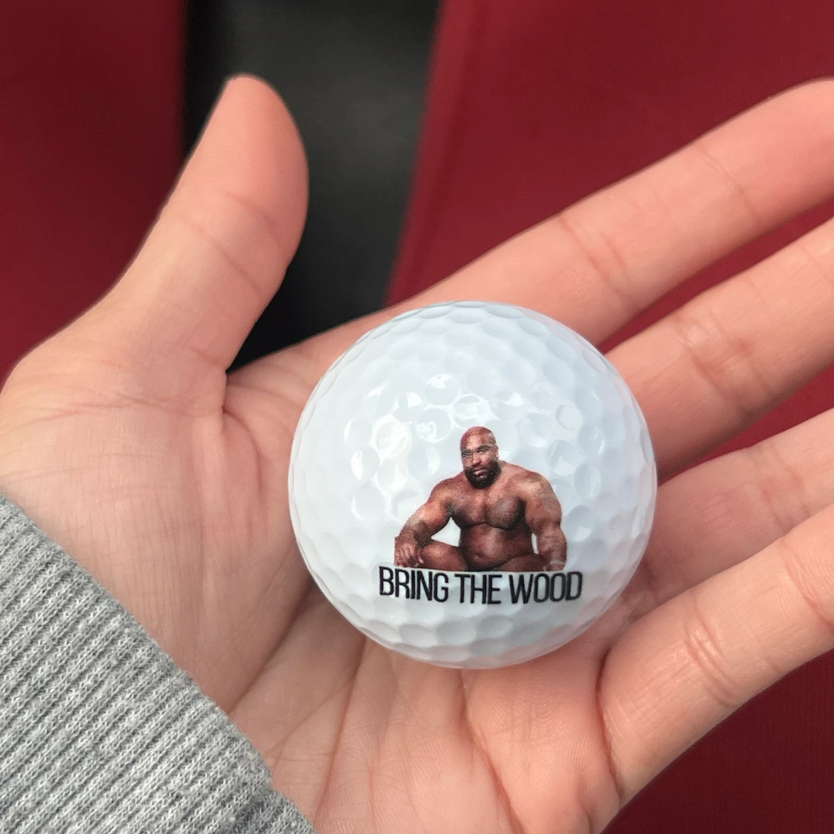 Bring The Wood Golf Balls, Funny Golf Balls, Gift For Golfer
