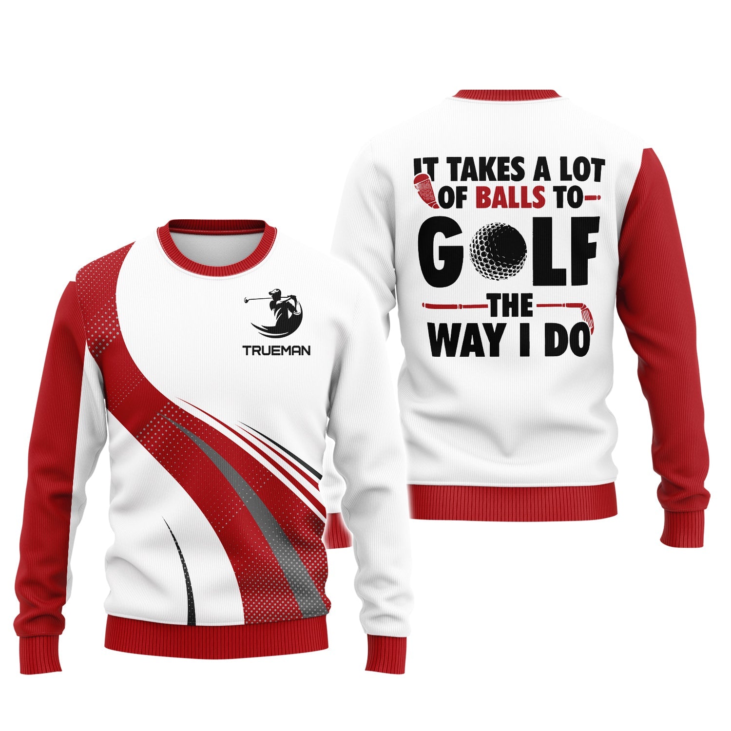 It Take A Lot Of Balls To Golf, Personalized Golf Shirt, Unique Gift For Golfer