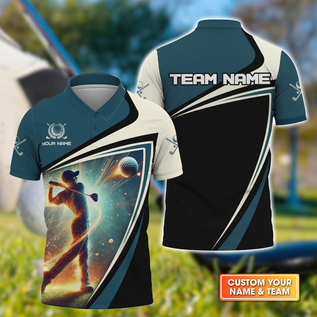 Custom Golf Polo Shirt, Gift For Golfers, Golf Gift For Men