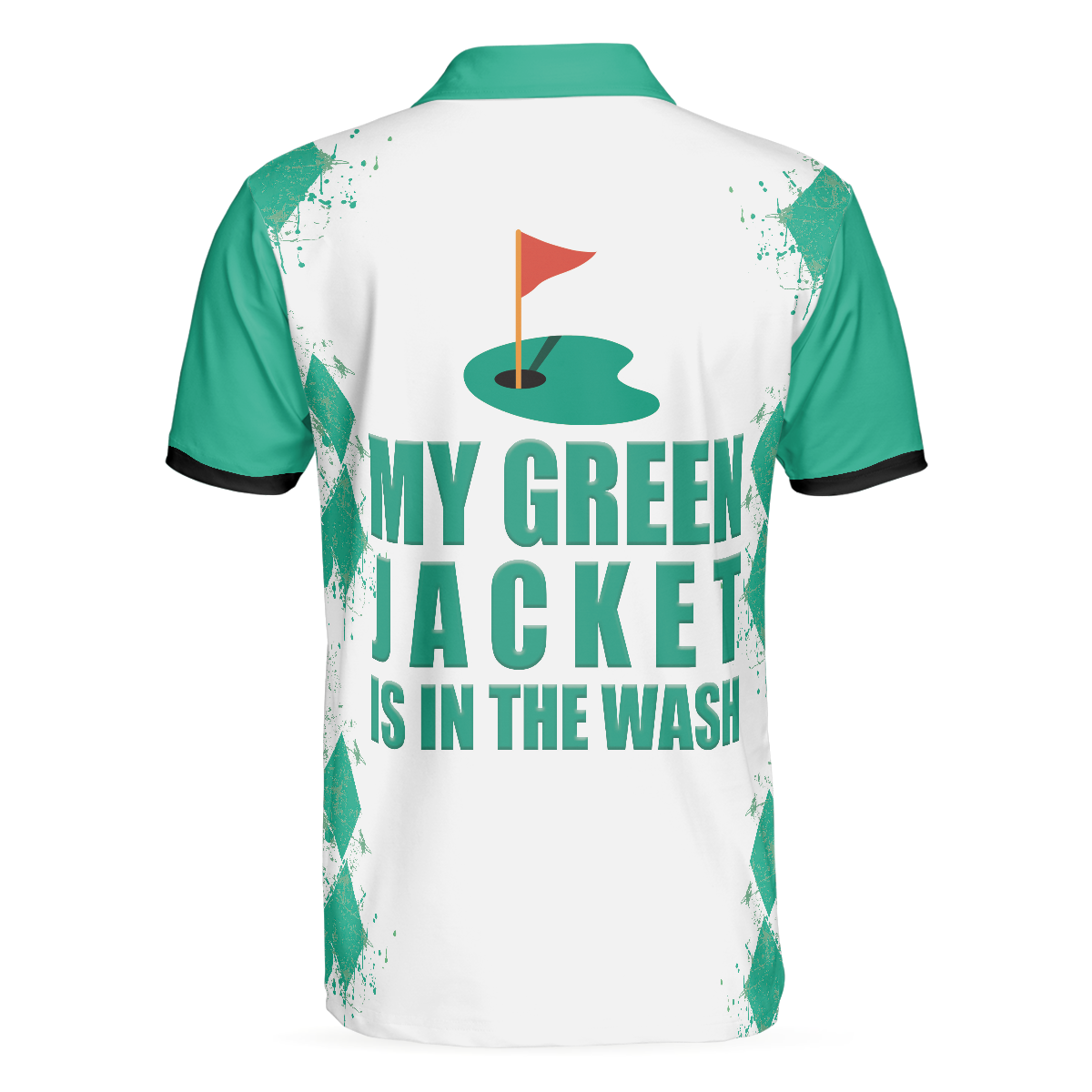 Skeleton Golfer Golf Polo Shirt, Golfing Apparel, Golf Clothing, Mens Golf Gift