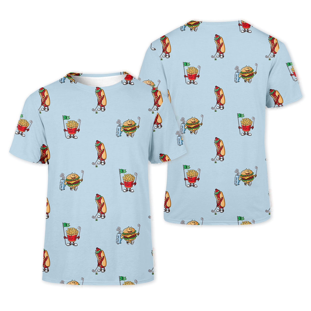 Custom Hot Dog Relish Funny Golf Polo Shirt, Golfing Apparel, Golf Gifts For Men