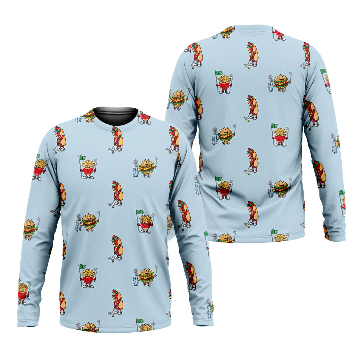 Custom Hot Dog Relish Funny Golf Polo Shirt, Golfing Apparel, Golf Gifts For Men