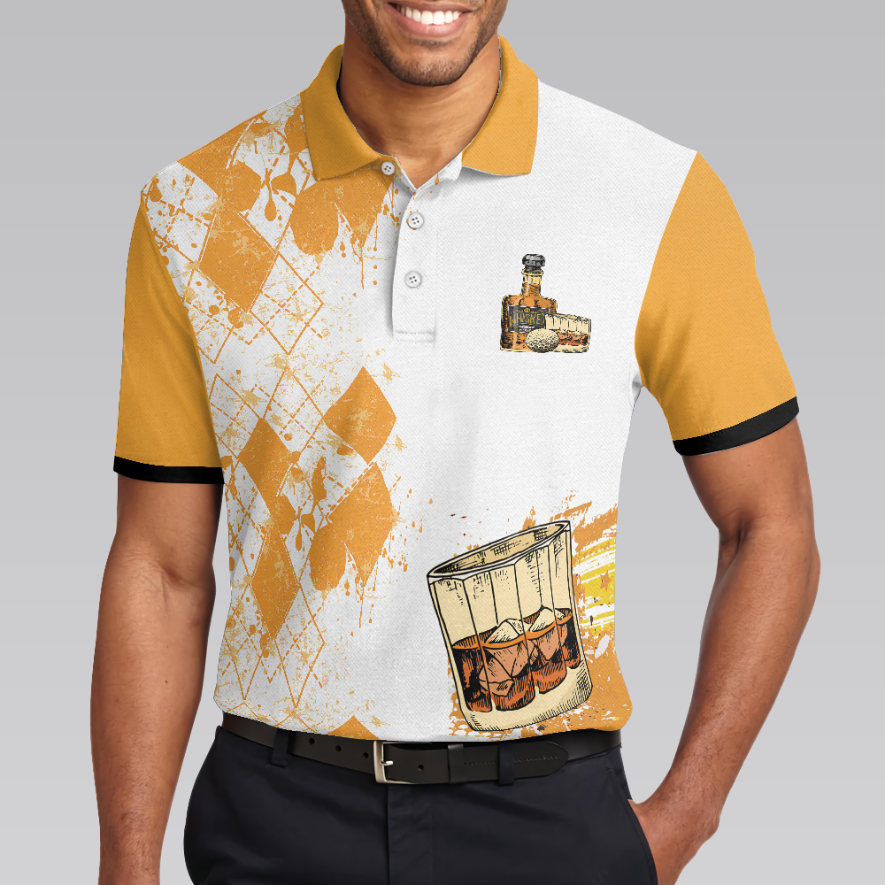Play Golfs And Take Nap Men's Golf Polo Shirt, Golfing Apparel, Mens Golf Gift