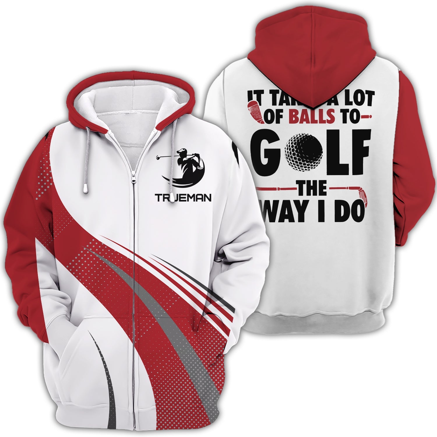 It Take A Lot Of Balls To Golf, Personalized Golf Shirt, Unique Gift For Golfer