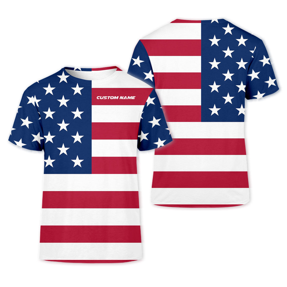 Custom Flag Golf Shirt, Golfing Apparel, Patriotic Golf Shirts, Mens Golf Gift