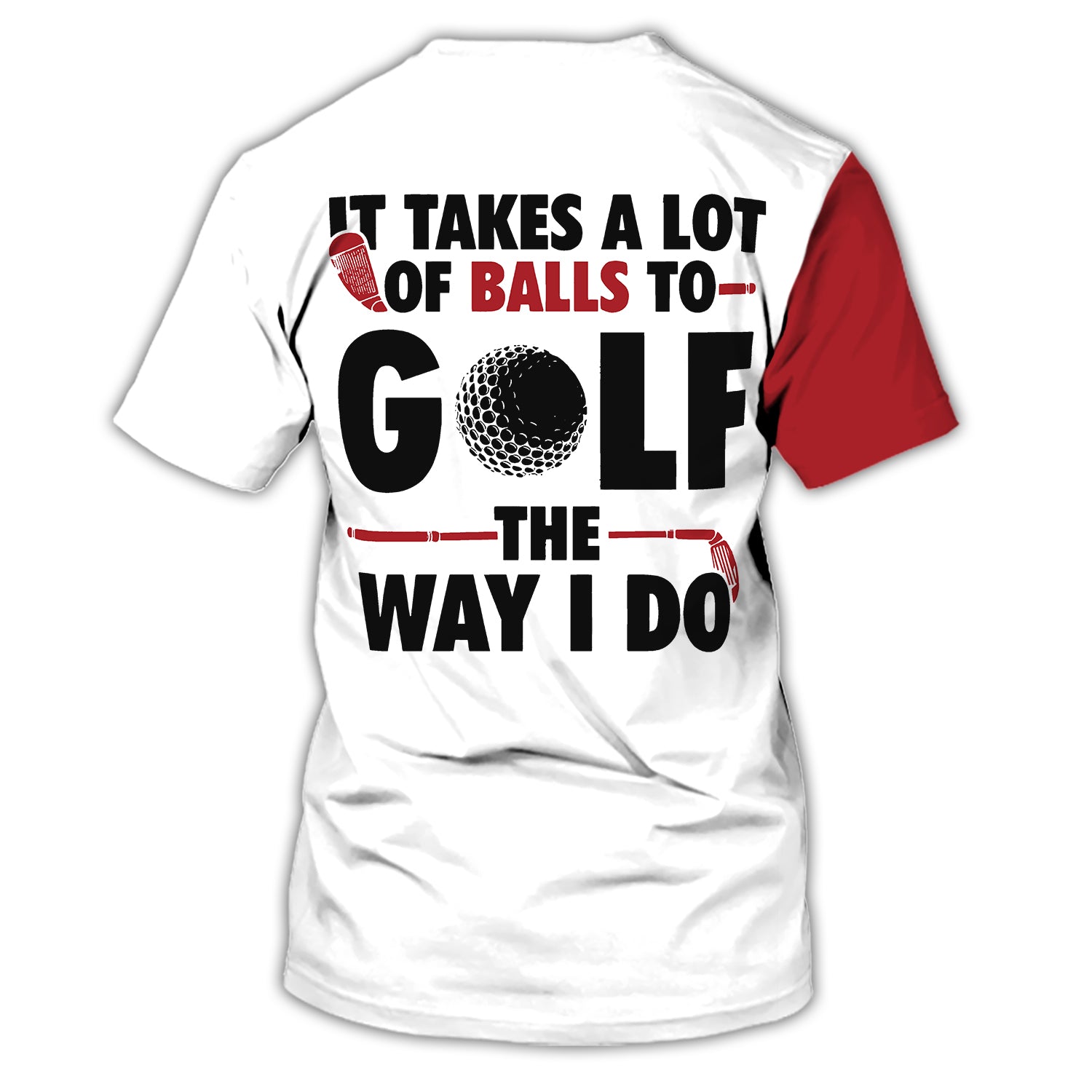 It Take A Lot Of Balls To Golf, Personalized Golf Shirt, Unique Gift For Golfer