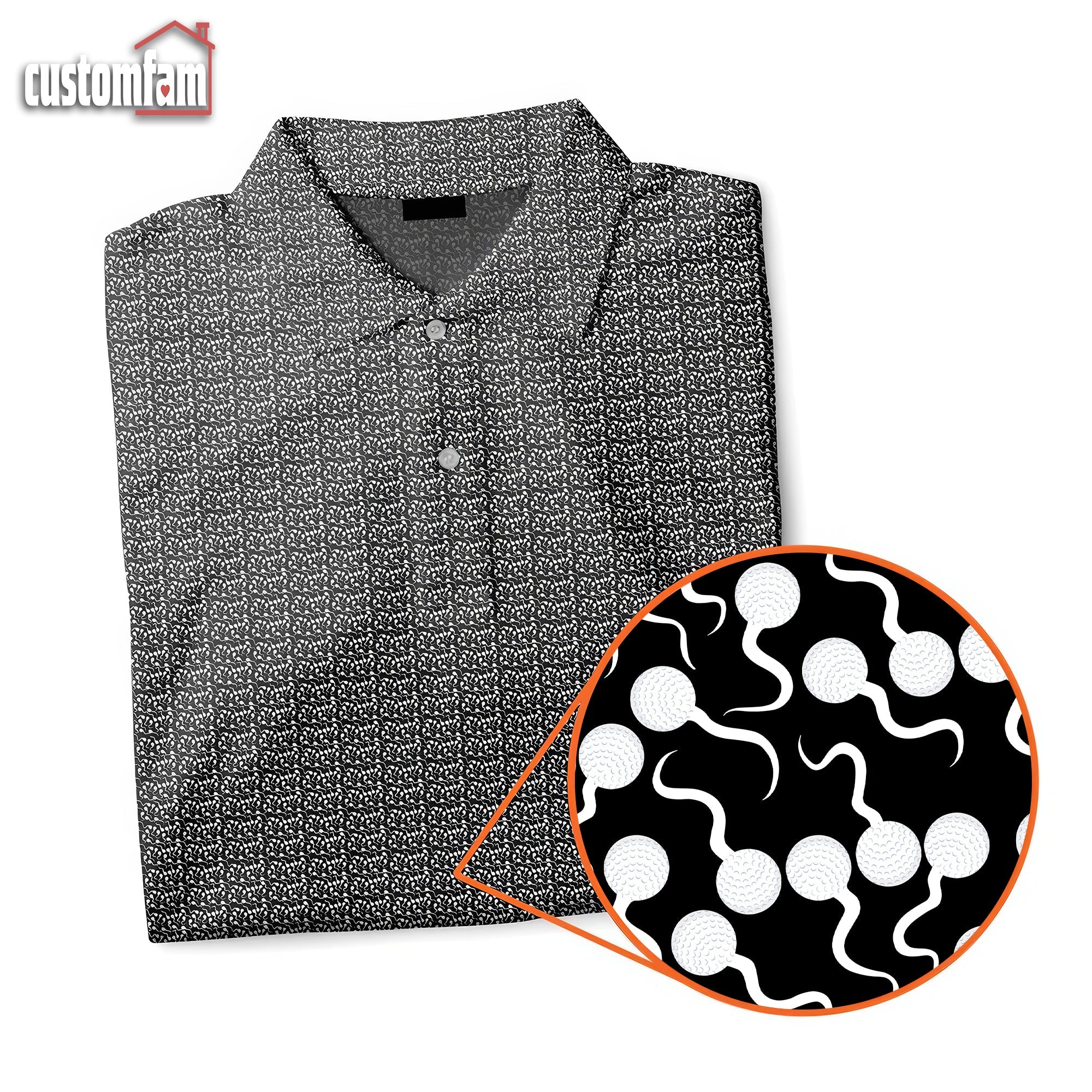 Custom Name Men's Golf Polo Shirt, Funny Golf Shirt, Golfing Apparel, Golf Gift For Men