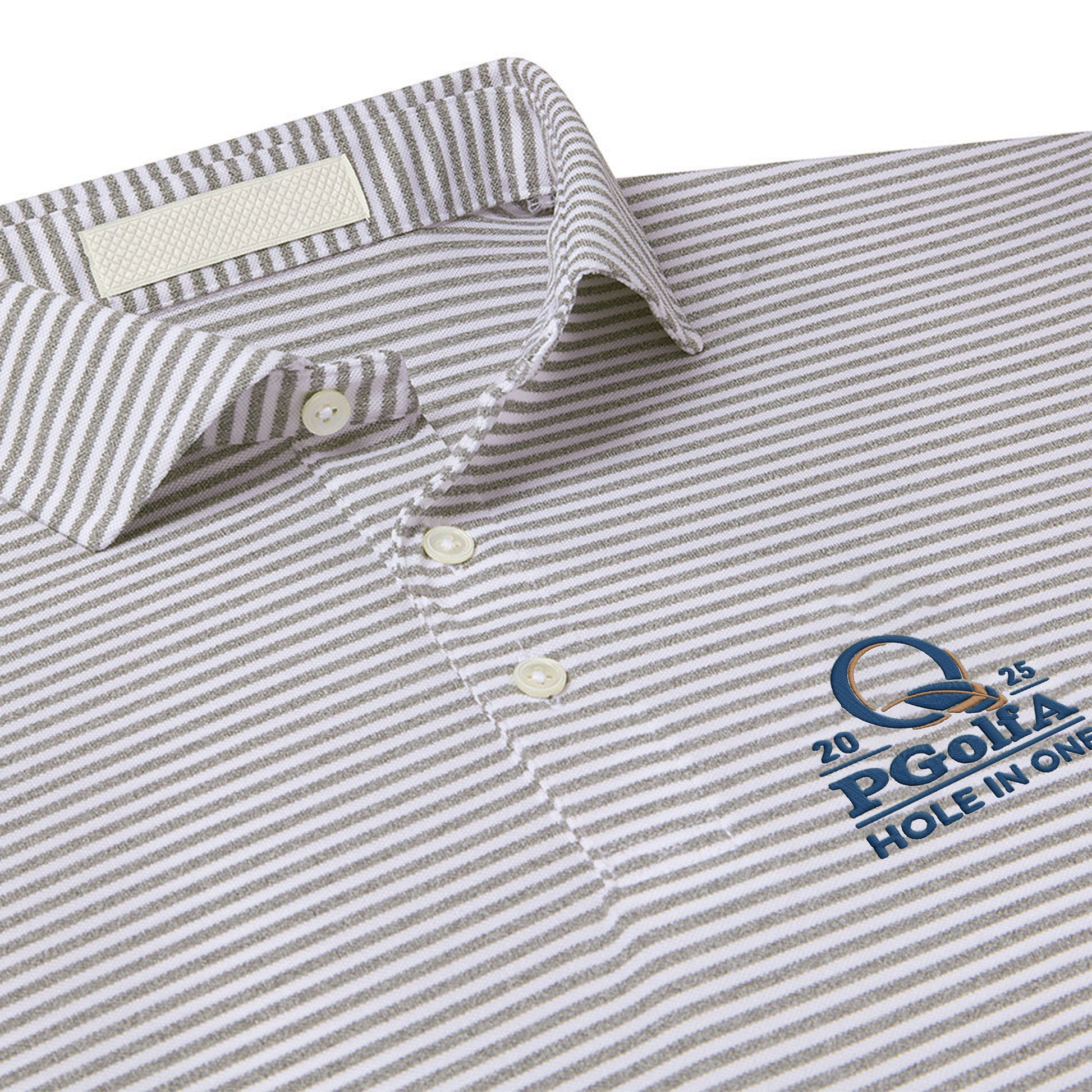 2025 PGolfA Hole In One Embroidery Polo Shirt, Funny Golf Shirt, Christmas Golf Gift